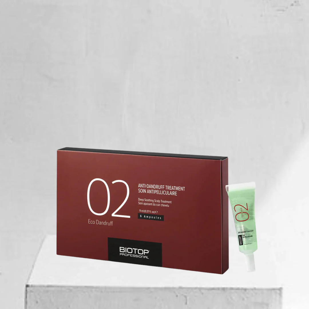 Biotop 02 Eco Dandruff Ampoules - 6 x 11 ml
