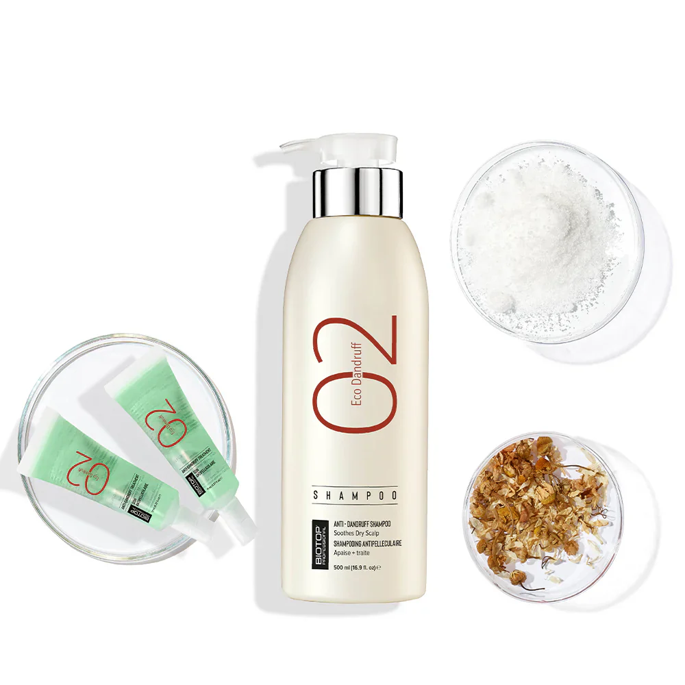 Biotop 02 Eco Dandruff Shampooing - 250ml - Image 2