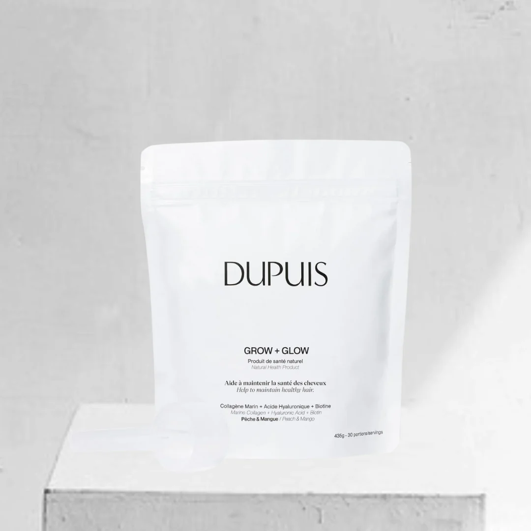 Dupuis Grow & Glow Le Supplément Force & Éclat | Pêche et Mangue - 435g