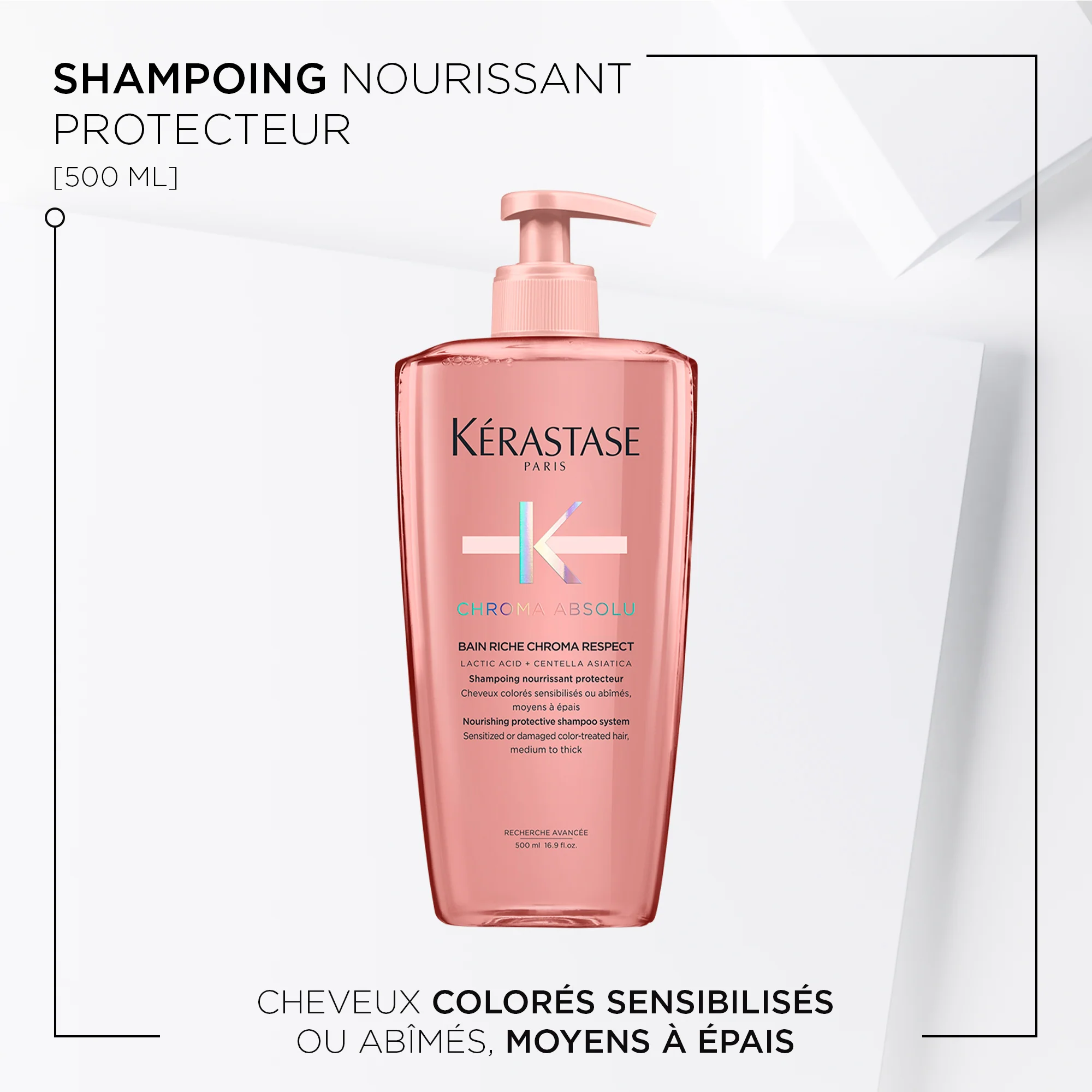 Kérastase Chroma Absolu Bain Riche Chroma Respect - 500ml - Image 3