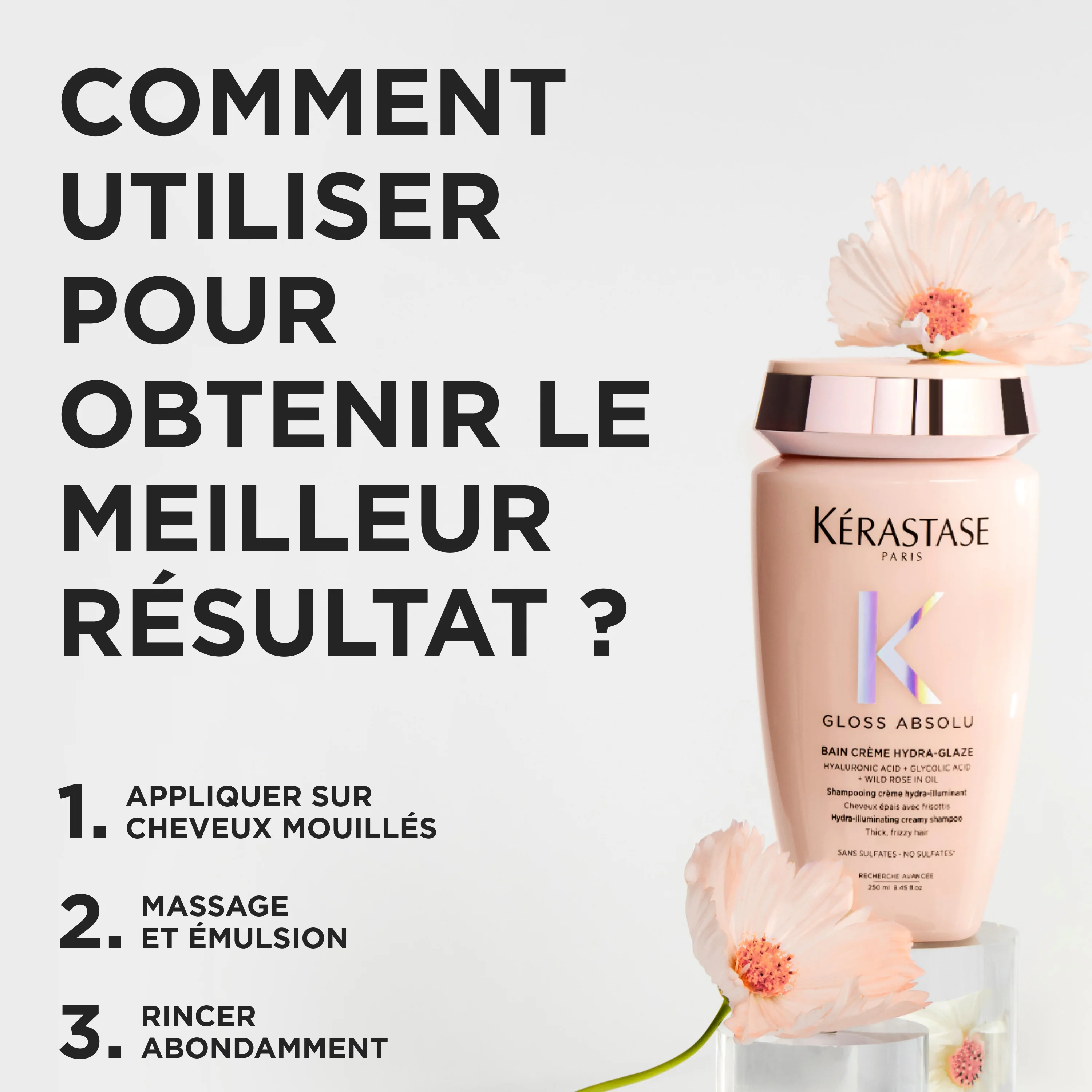 Kérastase Gloss Absolu Bain Crème Hydra-Glaze - 250ml - Image 10