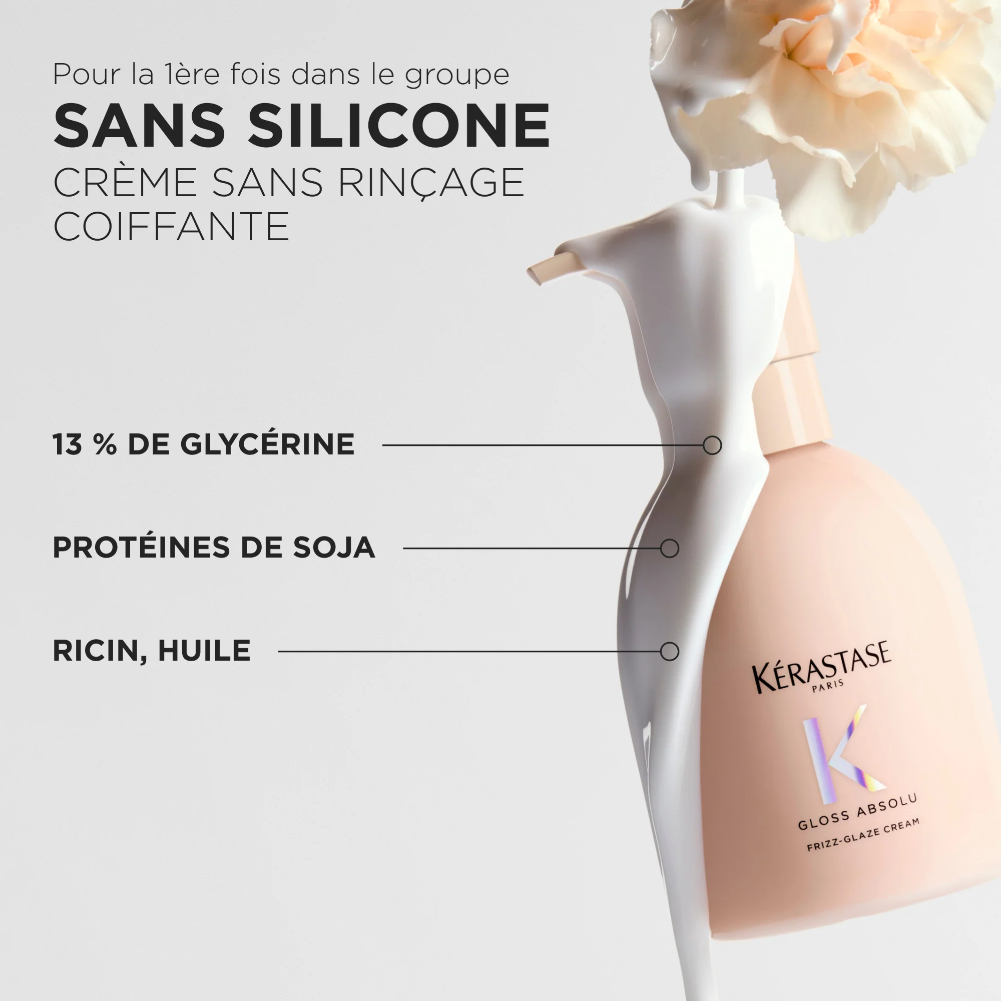 Kérastase Gloss Absolu Frizz-Glaze Cream Crème Coiffante Anti-Frisottis - 250ml - Image 13