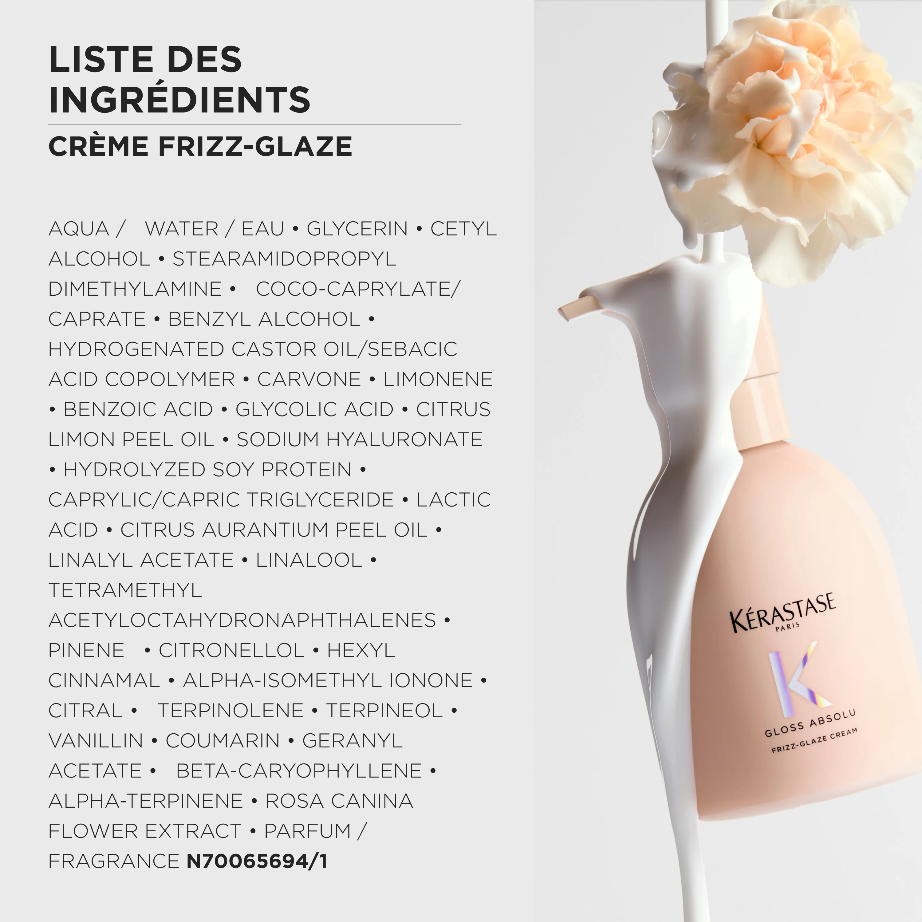 Kérastase Gloss Absolu Frizz-Glaze Cream Crème Coiffante Anti-Frisottis - 250ml - Image 14