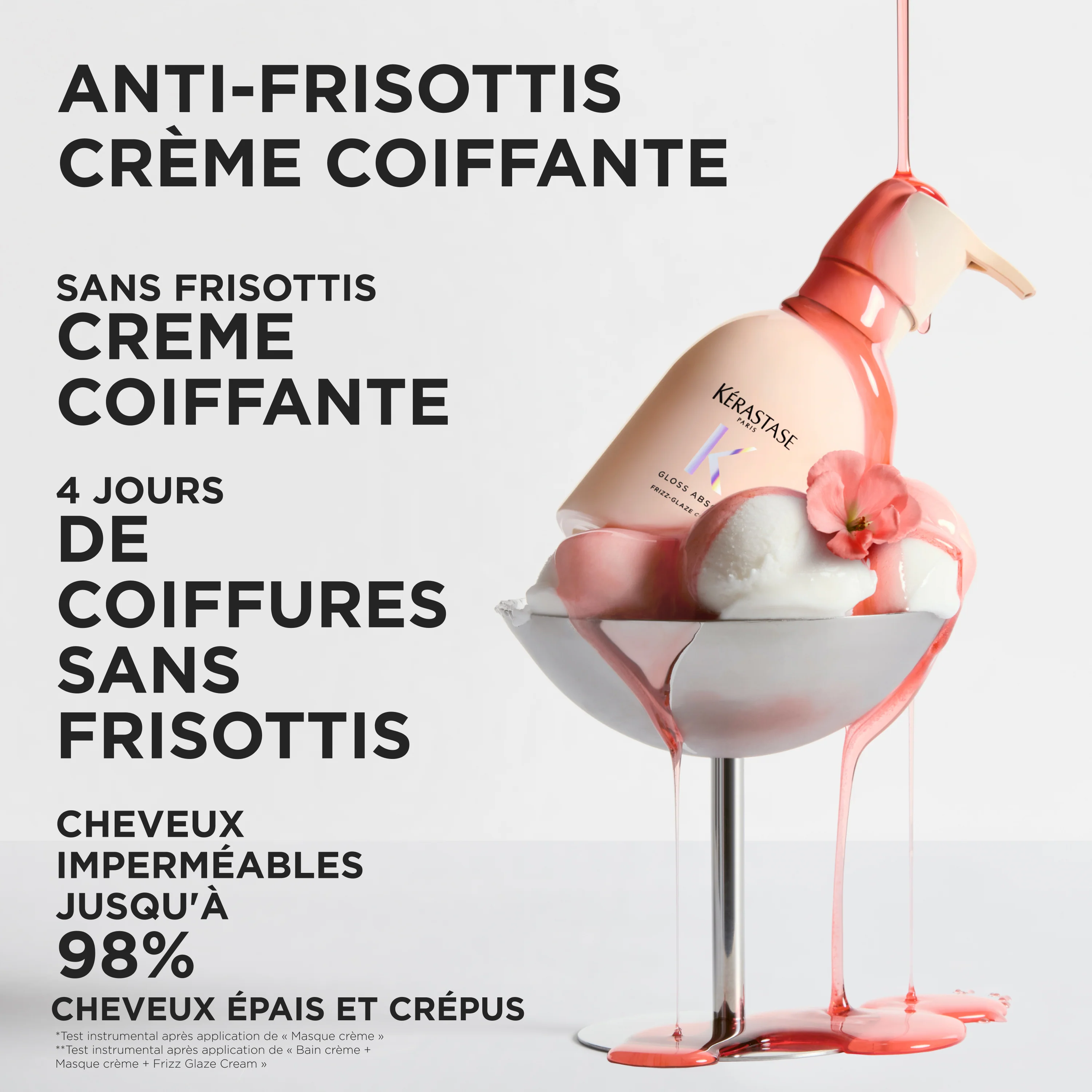 Kérastase Gloss Absolu Frizz-Glaze Cream Crème Coiffante Anti-Frisottis - 250ml - Image 7