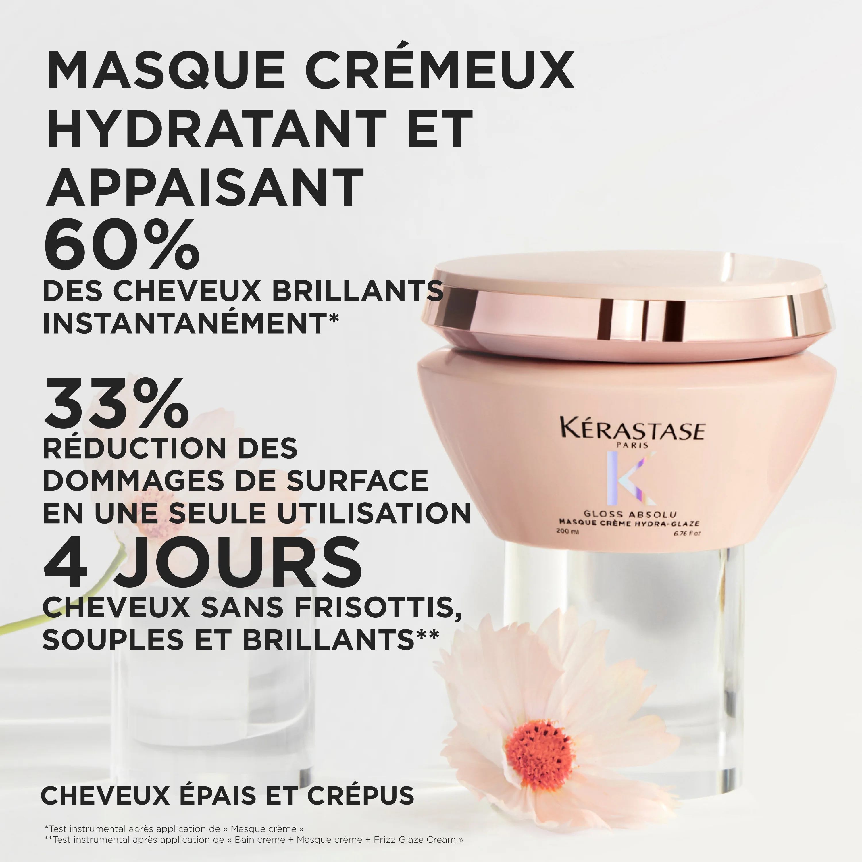 Kérastase Gloss Absolu Masque Crème Hydra-Glaze - 200ml - Image 7