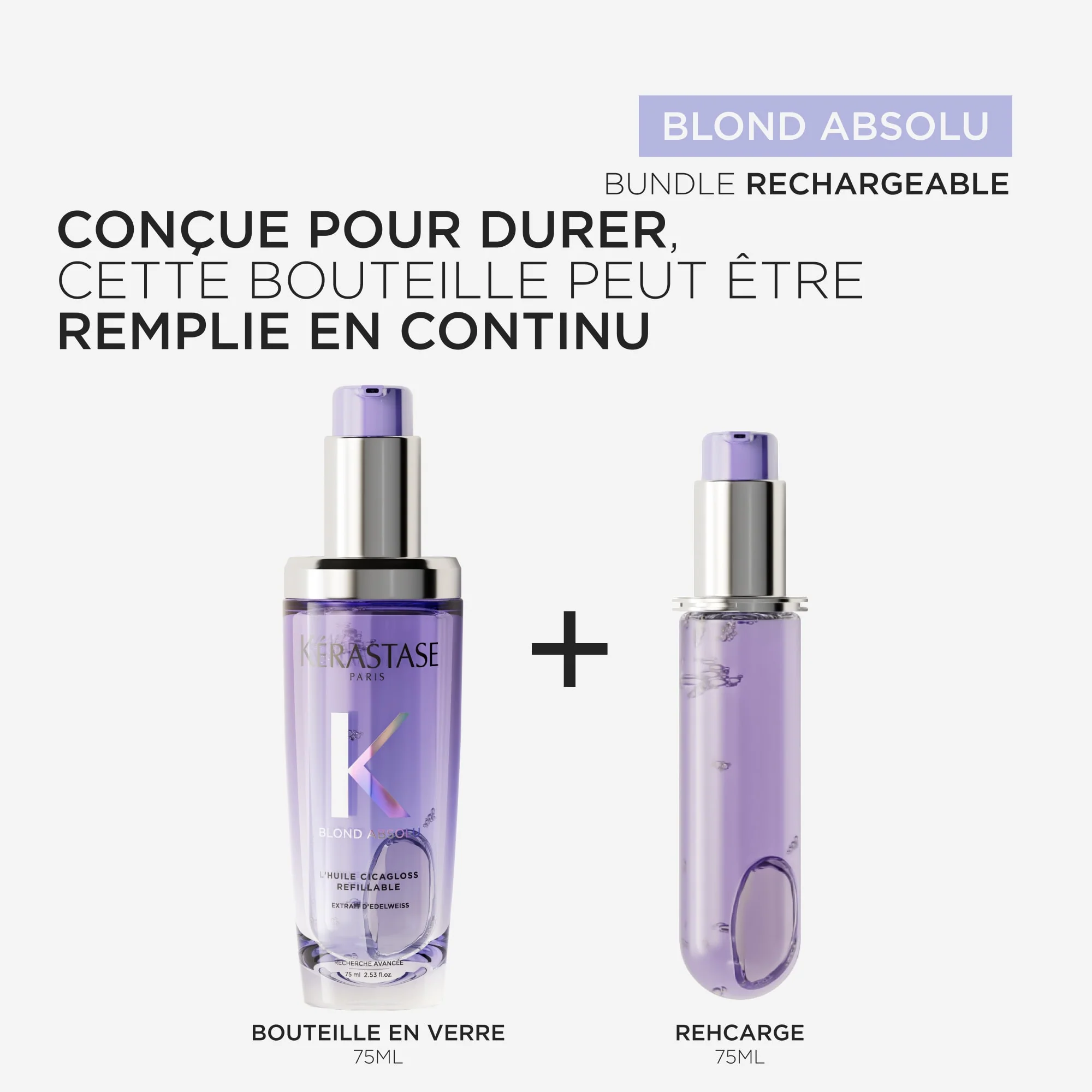 Kérastase Blond Absolu Huile Cicagloss Rechargeable - 75ml - Image 3