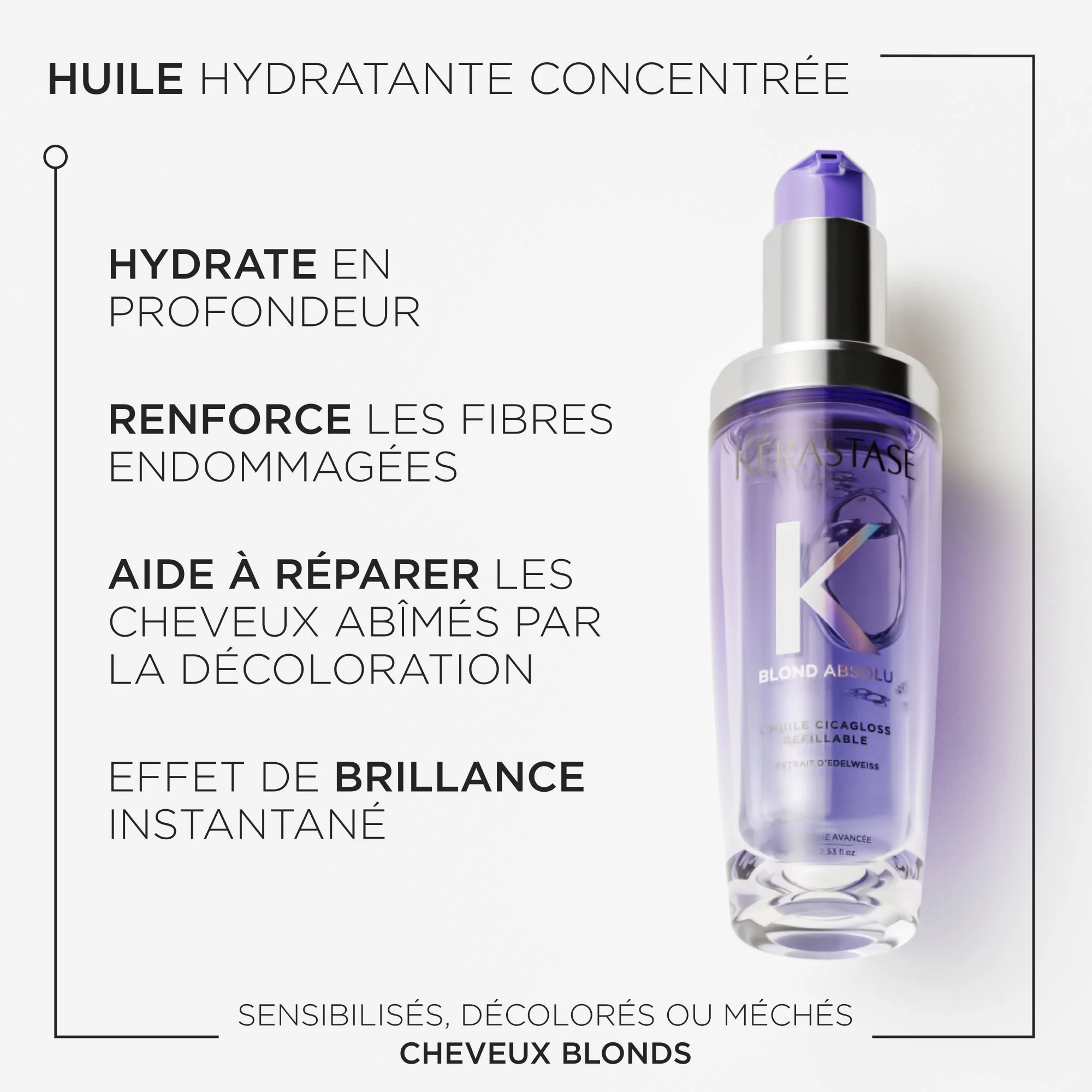 Kérastase Blond Absolu Huile Cicagloss Rechargeable - 75ml - Image 4