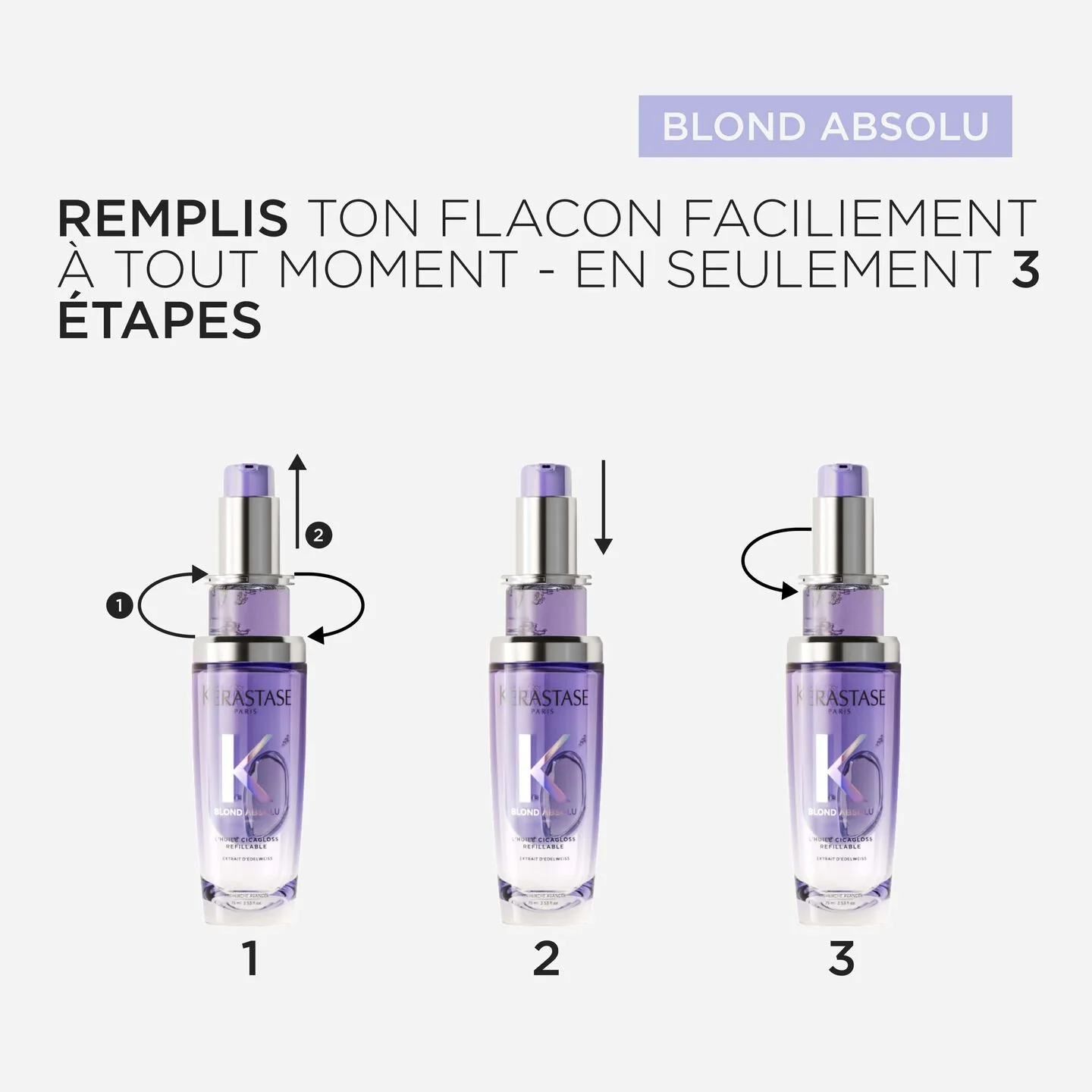 Kérastase Blond Absolu Duo de Recharge Huile Cicagloss - Image 5