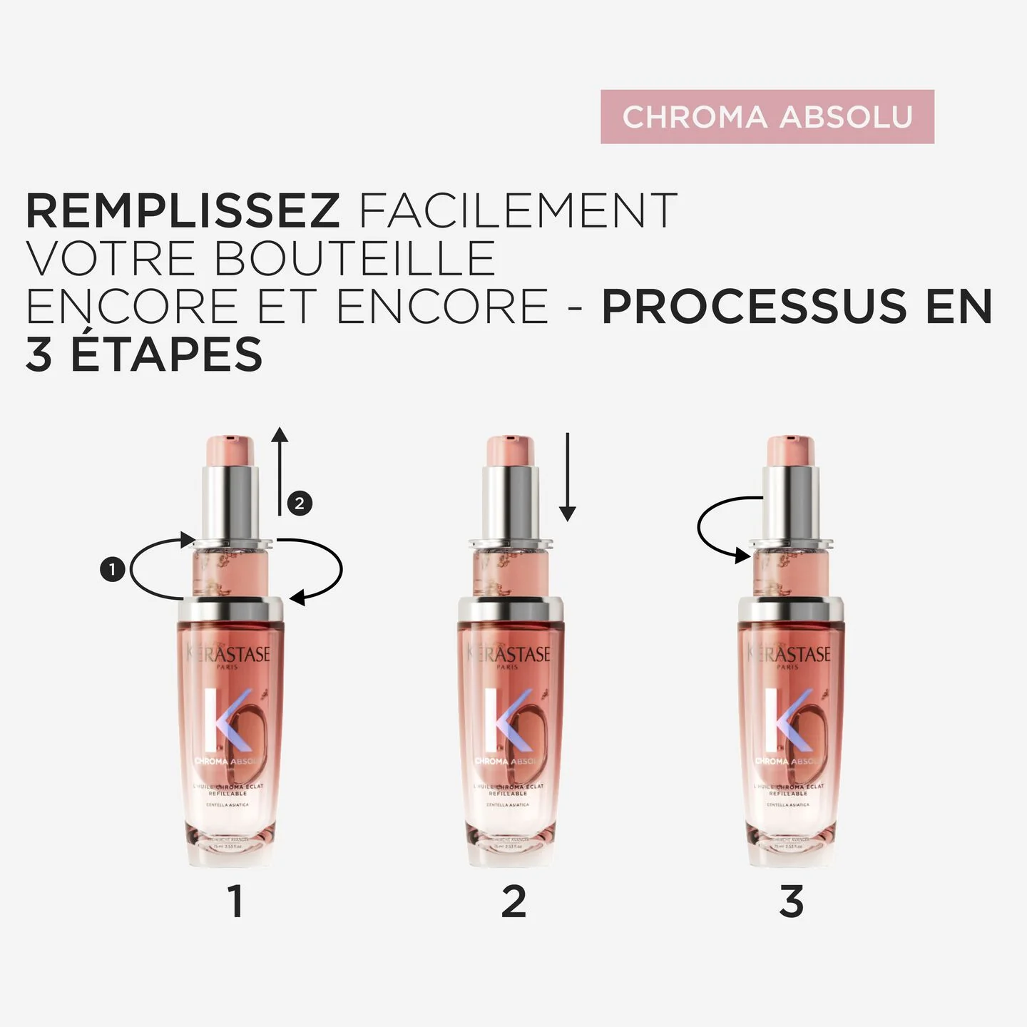 Kérastase Chroma Absolu Duo de Recharge Huile Chroma Éclat - Image 4