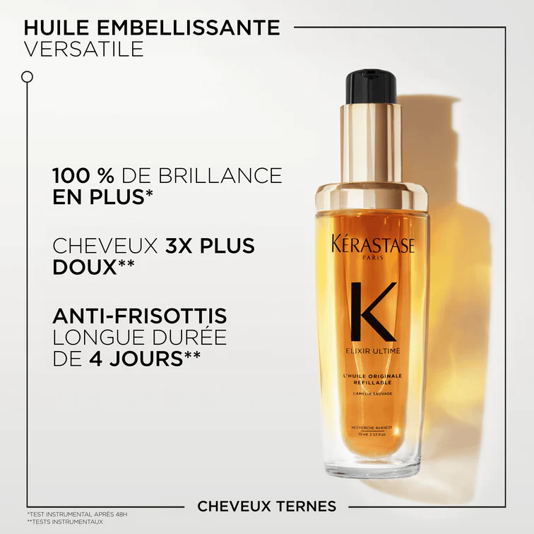 Kérastase Elixir Ultime Duo de Recharge Huile Originale - Image 6