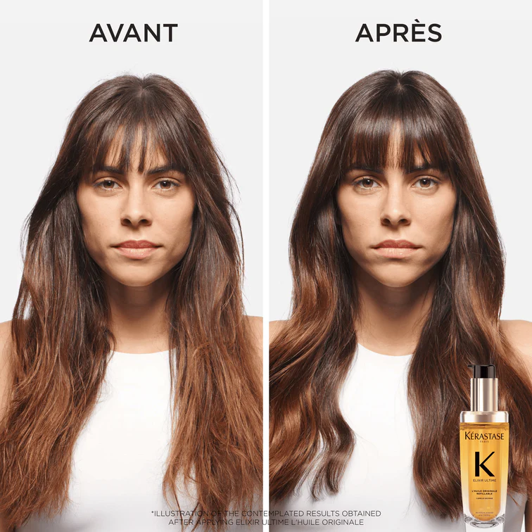 Kérastase Elixir Ultime Duo de Recharge Huile Originale - Image 7