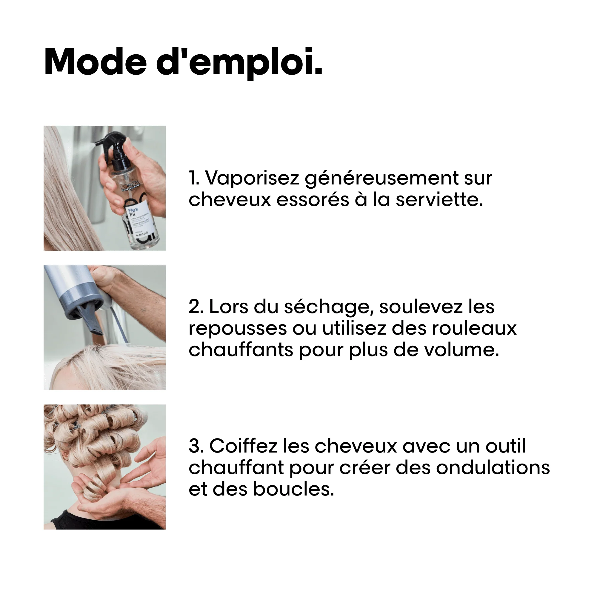 L’Oréal Professionnel Tecni.Art Flex Pli Force 4 | Spray Thermo-Modelant - 190ml - Image 5