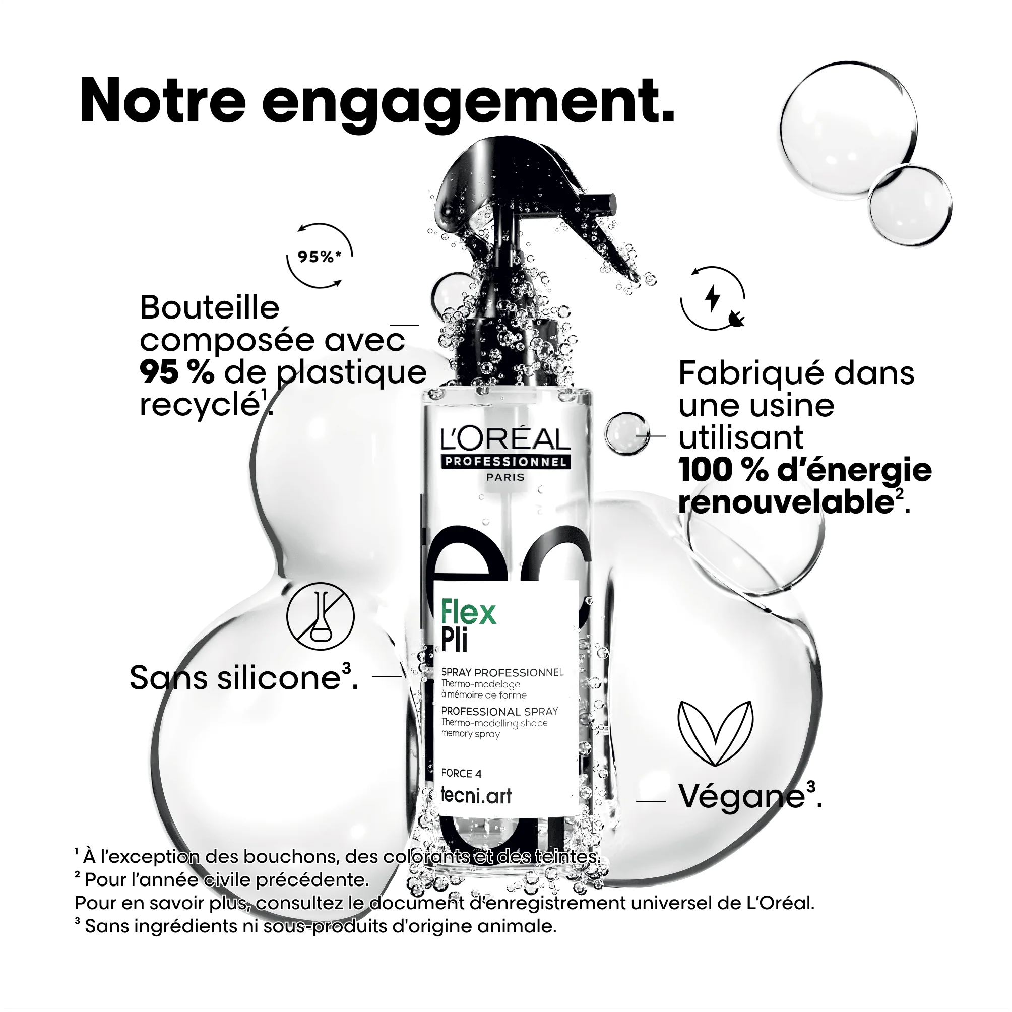 L’Oréal Professionnel Tecni.Art Flex Pli Force 4 | Spray Thermo-Modelant - 190ml - Image 7