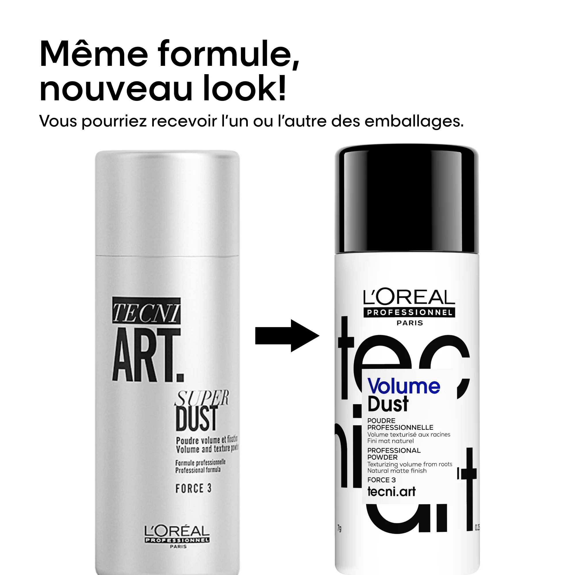 L'Oréal Professionnel Tecni.Art Volume Dust Force 3 | Poudre volumisante et texturisante - 7g - Image 3