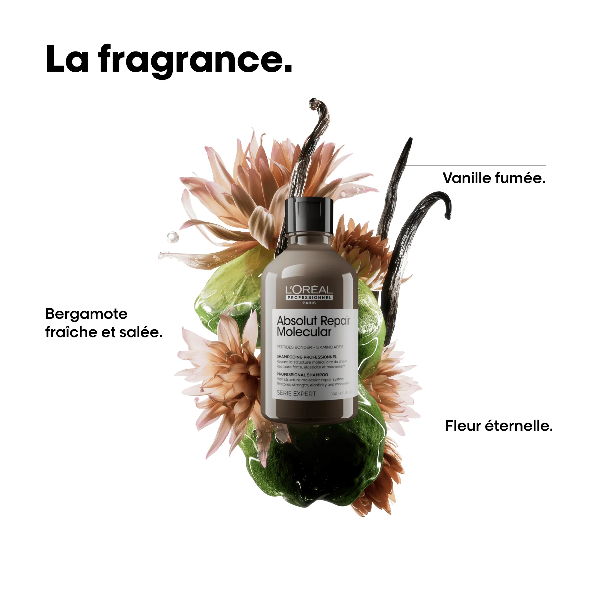 L'Oréal Professionnel Absolut Repair Molecular Pochette de Recharge Shampooing - 500ml - Image 9