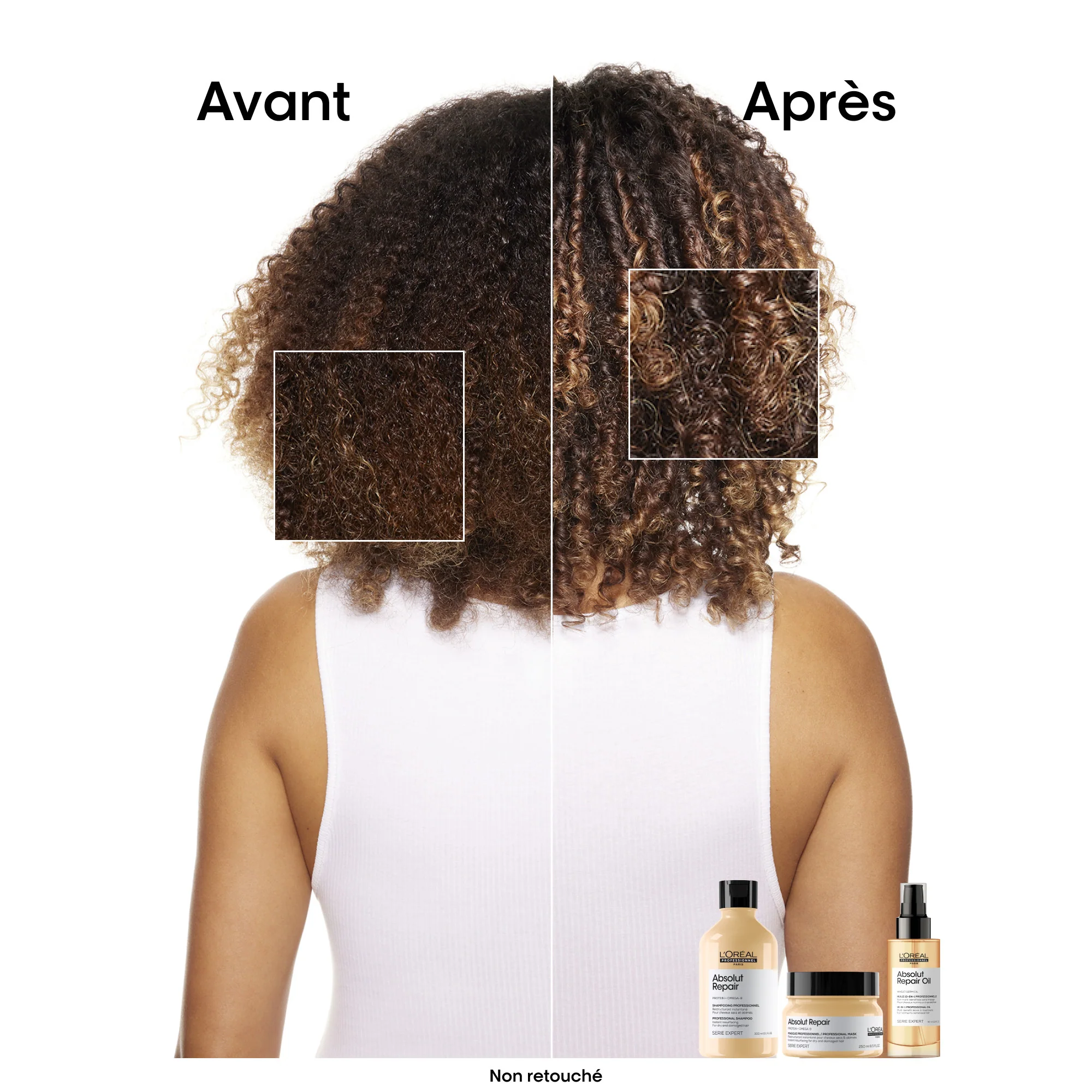 L'Oréal Professionnel Absolut Repair Pochette de Recharge Shampooing - 1000ml - Image 3