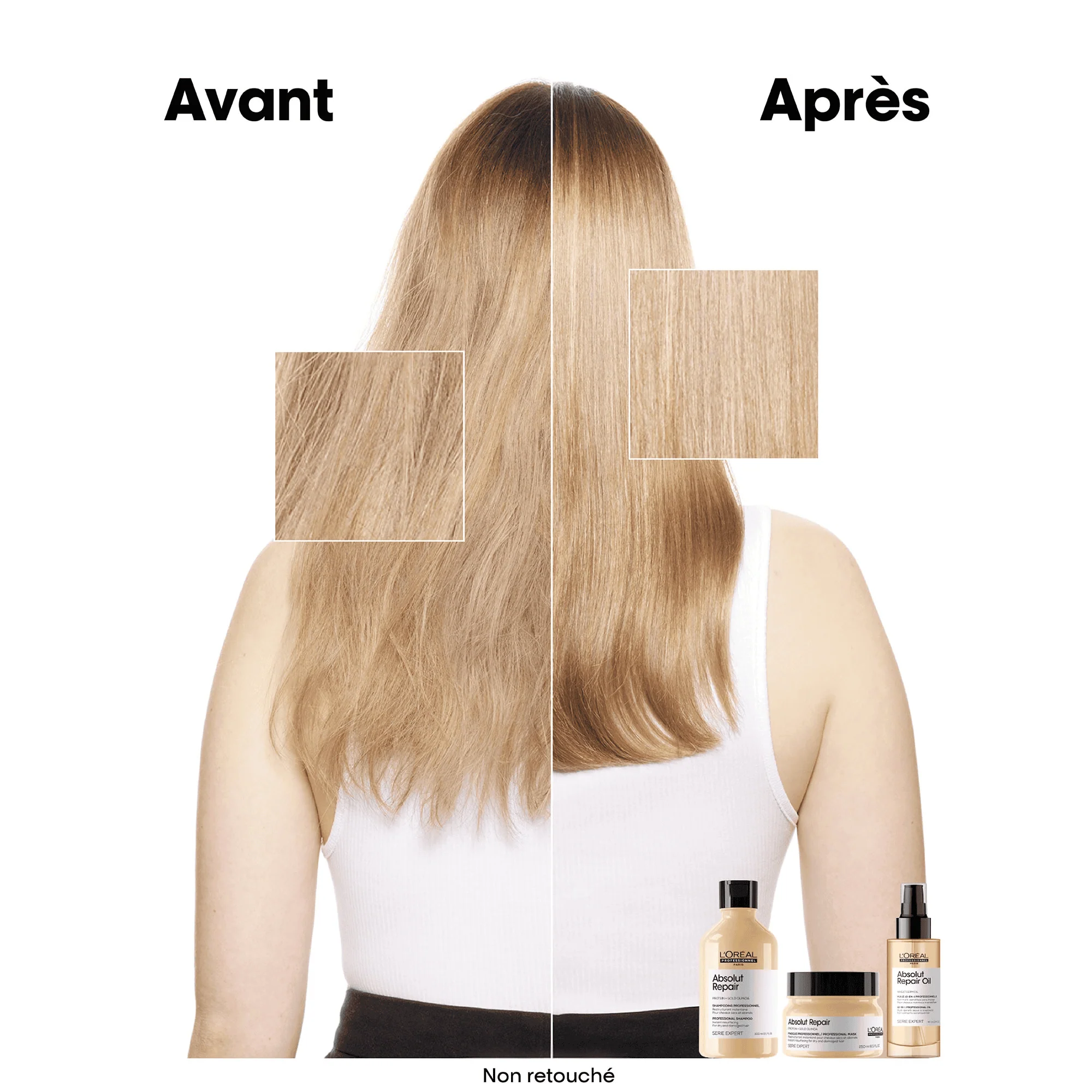 L'Oréal Professionnel Absolut Repair Pochette de Recharge Shampooing - 500ml - Image 2