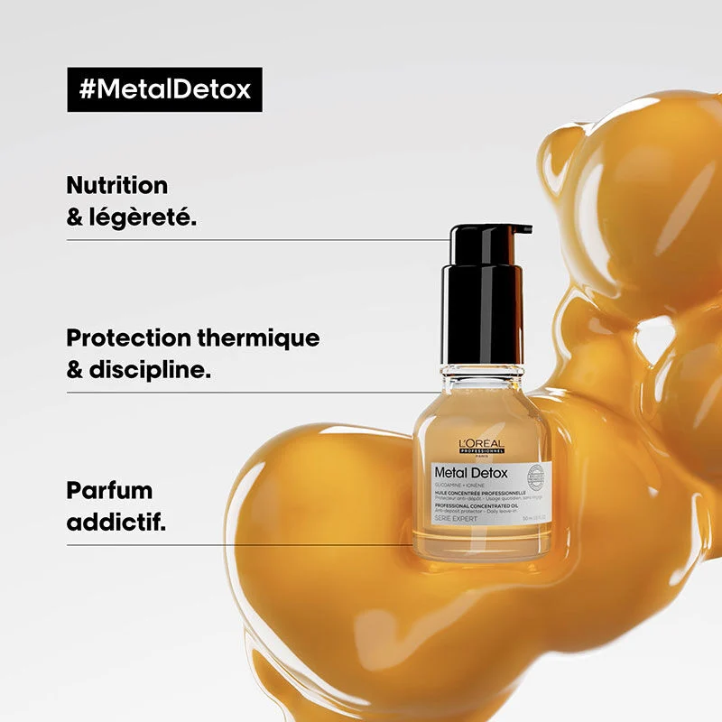 L'Oréal Professionnel Metal Detox Huile Concentrée Protectrice - 50ml - Image 3