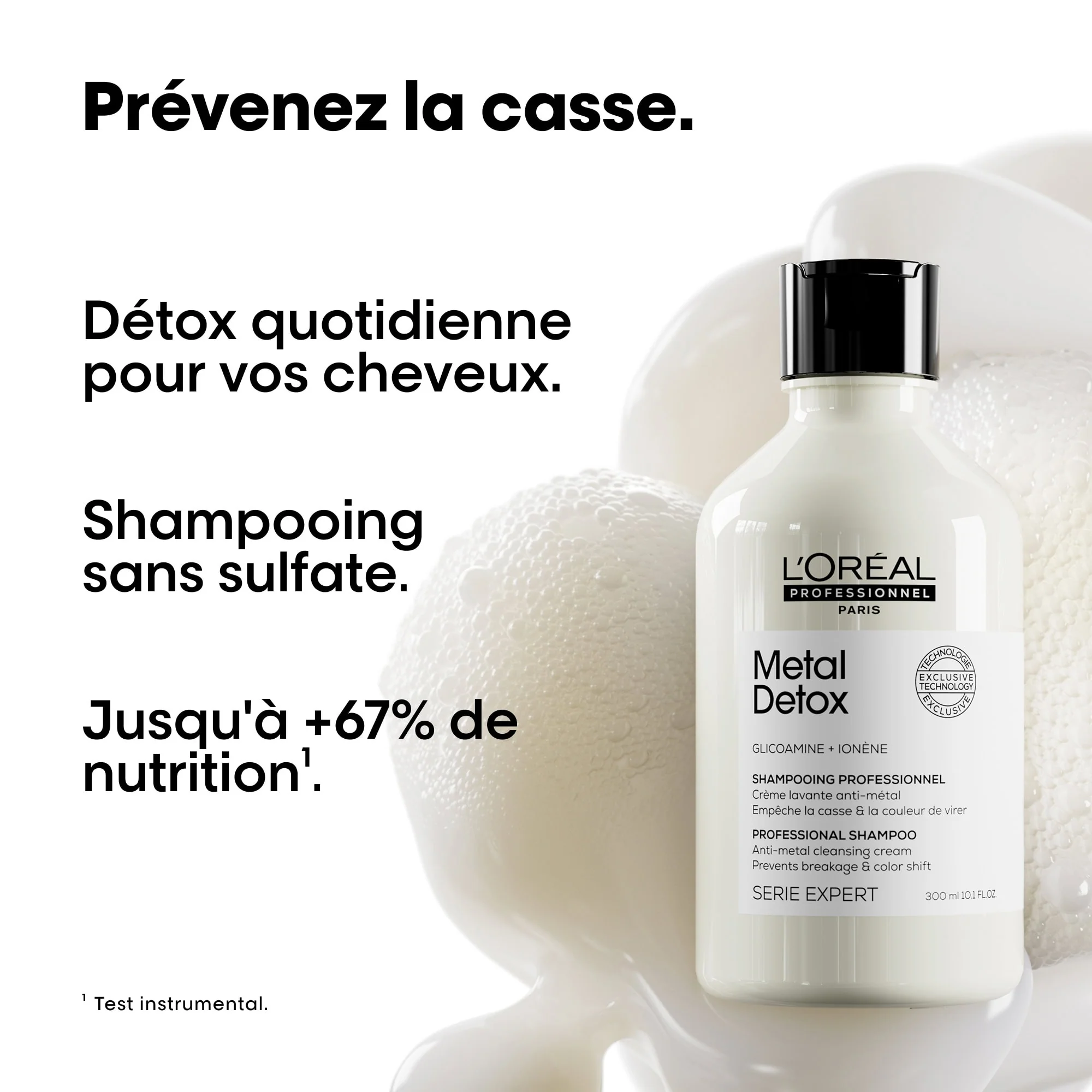 L'Oréal Professionnel Metal Detox Pochette de Recharge Shampooing - 500ml - Image 4