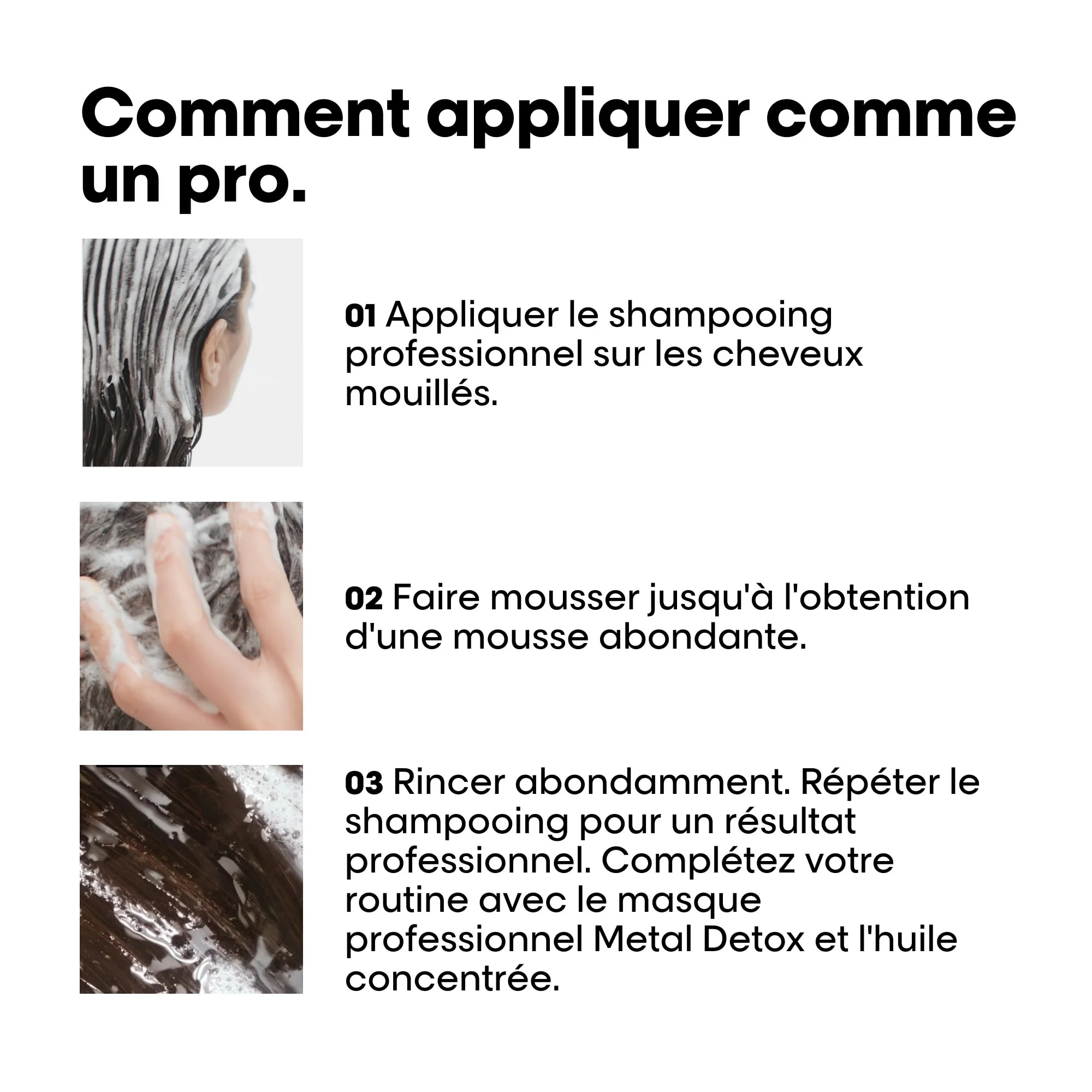 L'Oréal Professionnel Metal Detox Pochette de Recharge Shampooing - 500ml - Image 8