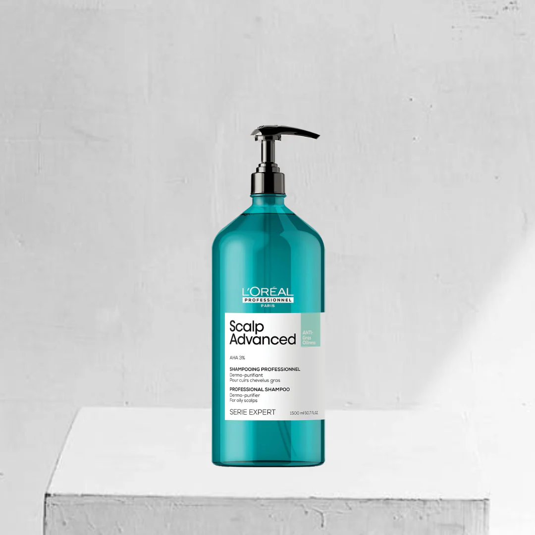 L'Oréal Professionnel Scalp Advanced Shampooing Anti-Gras Dermo-Purifiant - 1500ml