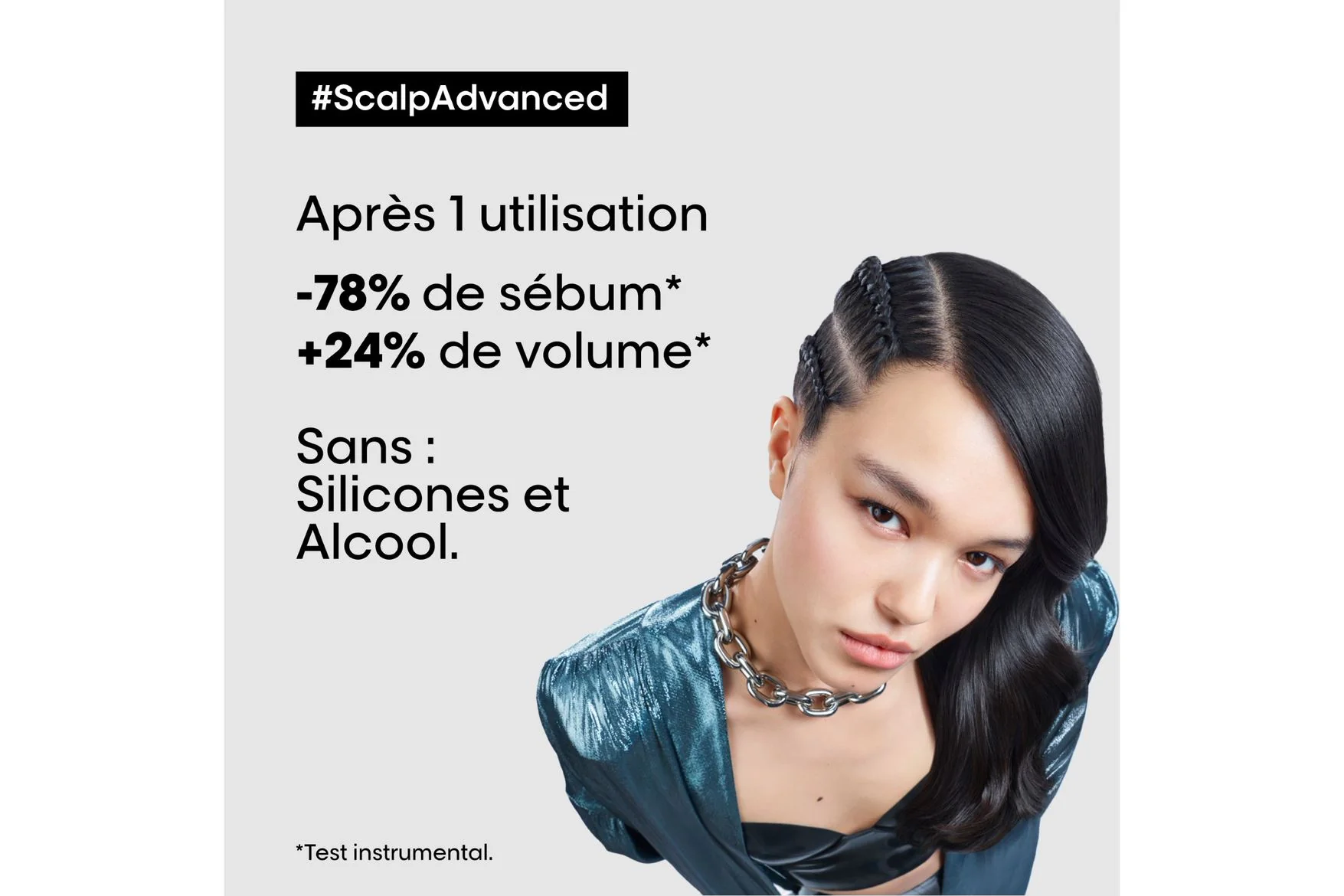 L'Oréal Professionnel Scalp Advanced Shampooing Anti-Gras Dermo-Purifiant - 500ml - Image 3