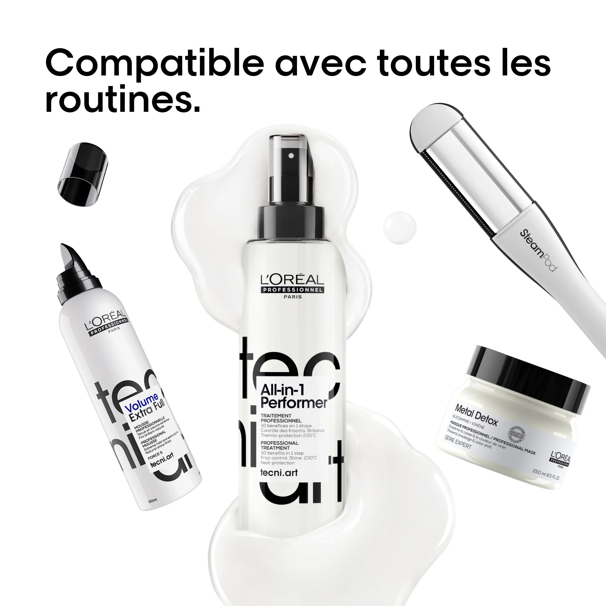 L'Oréal Professionnel Tecni.Art All-in-1 Performer | Soin revitalisant multi-bénéfices sans rinçage - 190ml - Image 6