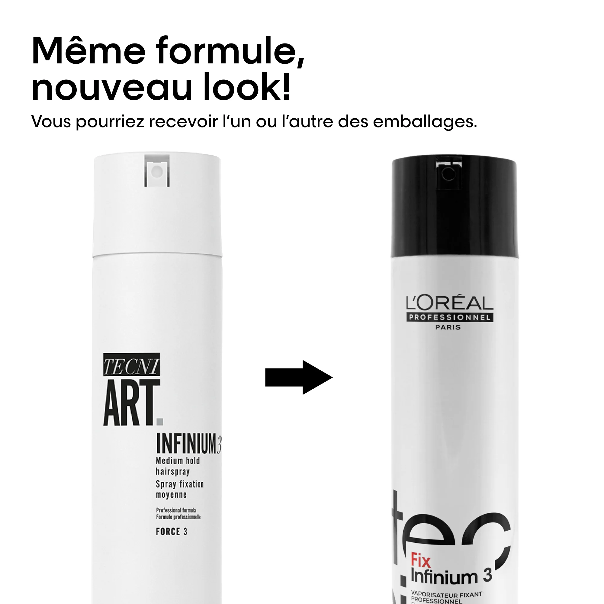 L'Oréal Professionnel Tecni.Art Fix Infinium Force 3 | Vaporisateur fixant à tenue moyenne - 289g - Image 3