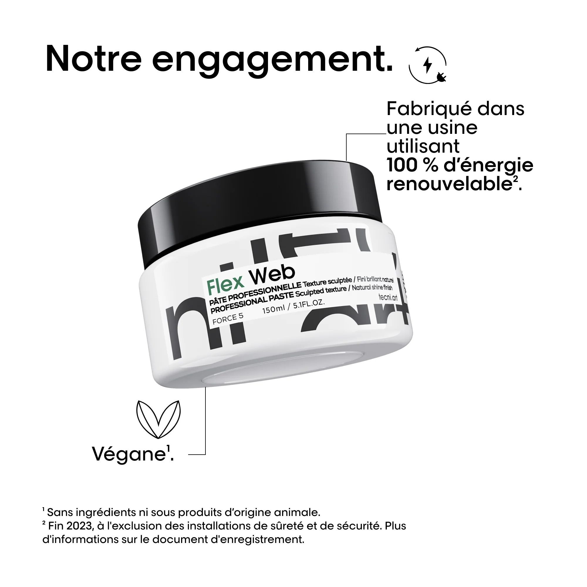 L'Oréal Professionnel Tecni.Art Flex Web | Pâte sculptante, finit brillant et naturel - 150ml - Image 8