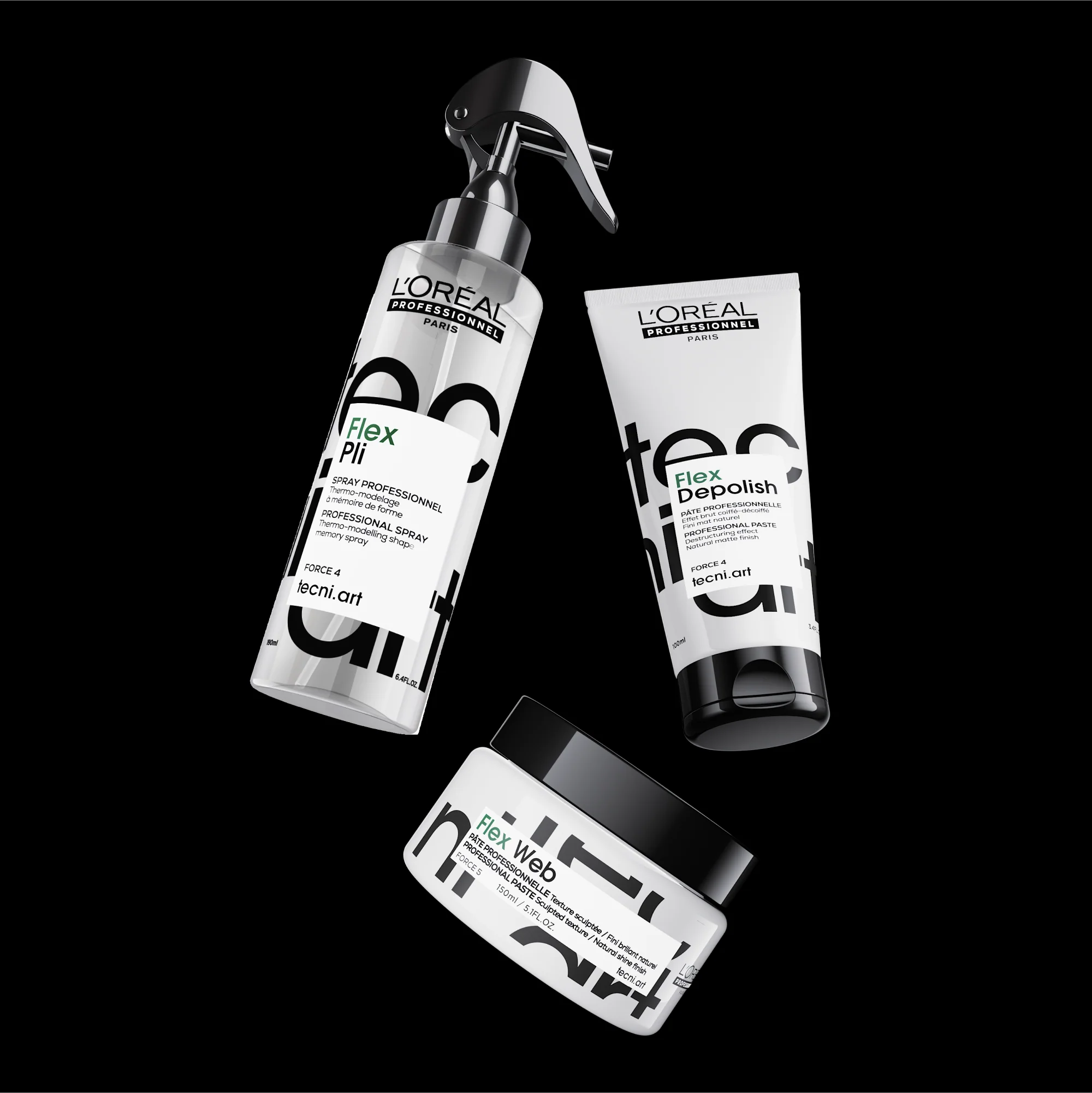 L'Oréal Professionnel Tecni.Art Flex Depolish | Pâte déstructurante, effet brut coiffé-décoiffé - 100ml - Image 10
