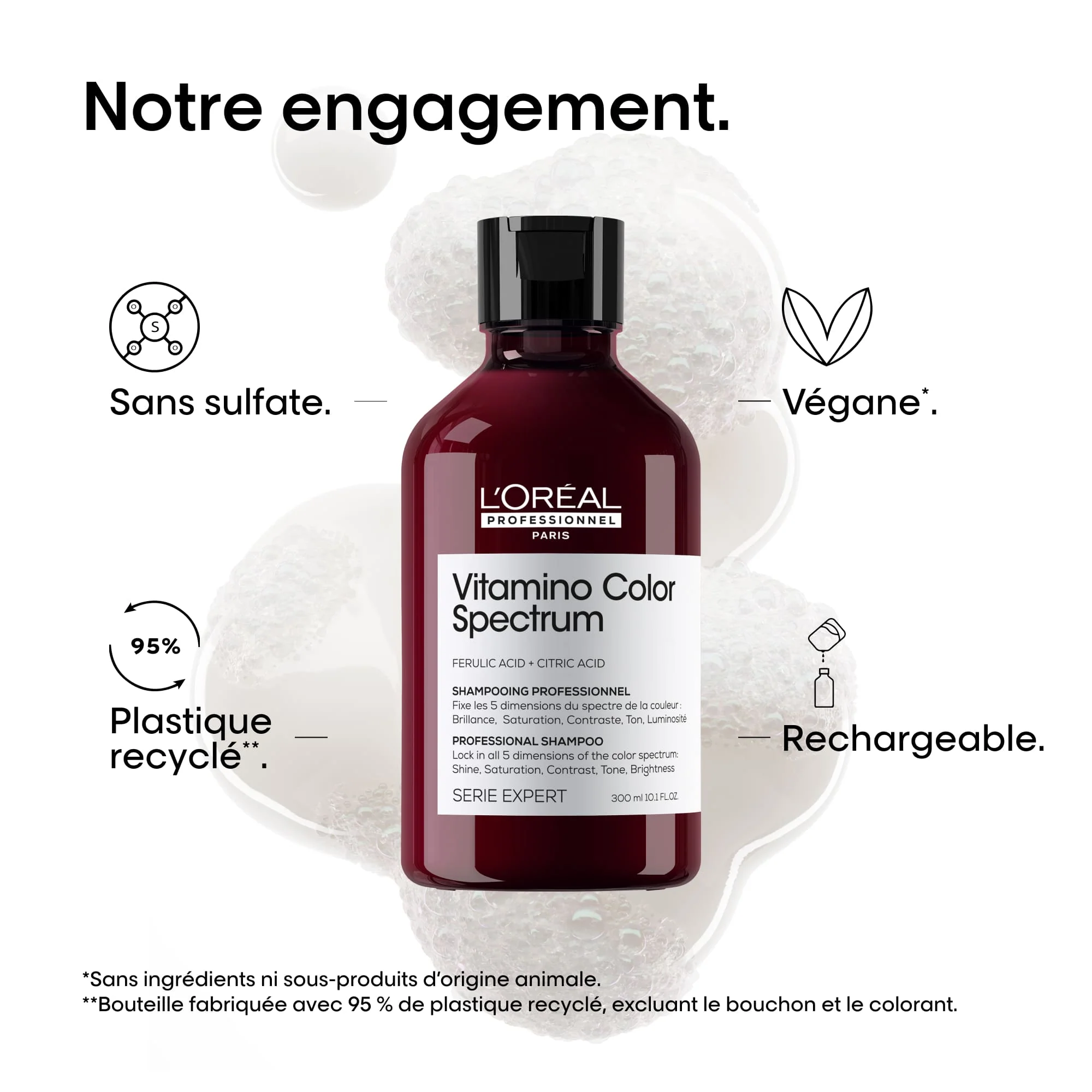 L'Oréal Professionnel Vitamino Color Spectrum Shampooing - 300ml - Image 9