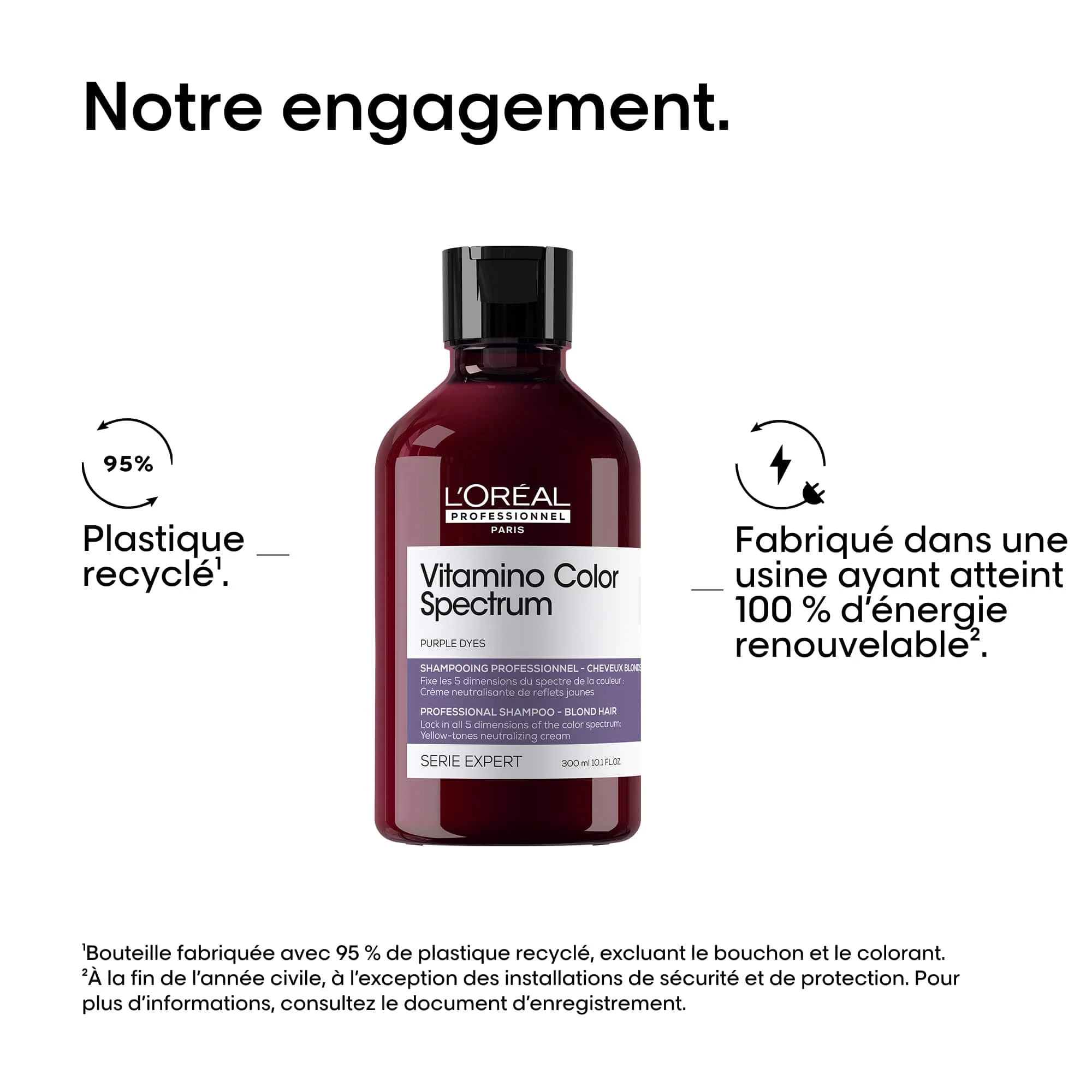 L'Oréal Professionnel Vitamino Color Spectrum Shampooing Neutralisant Violet - 300ml - Image 4