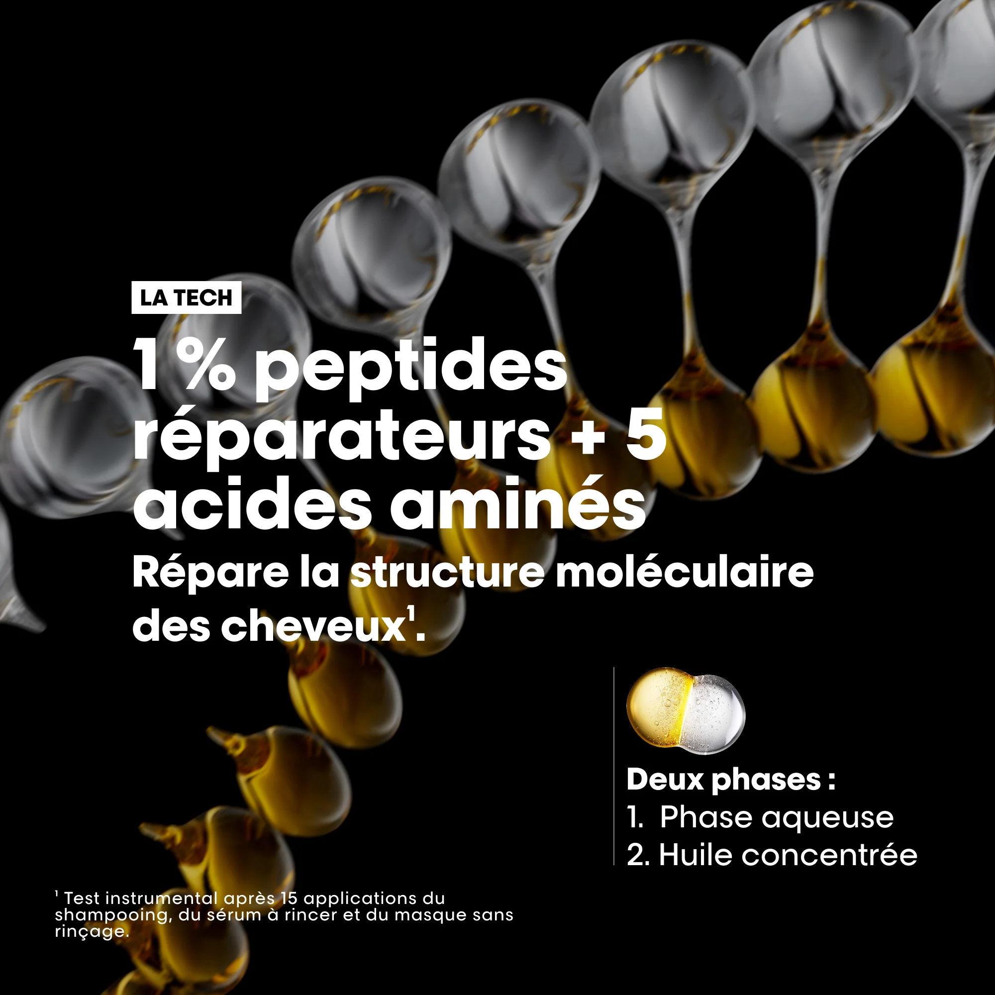 L'Oréal Professionnel Absolut Repair Molecular Huile Bi-Phase - 90ml - Image 5