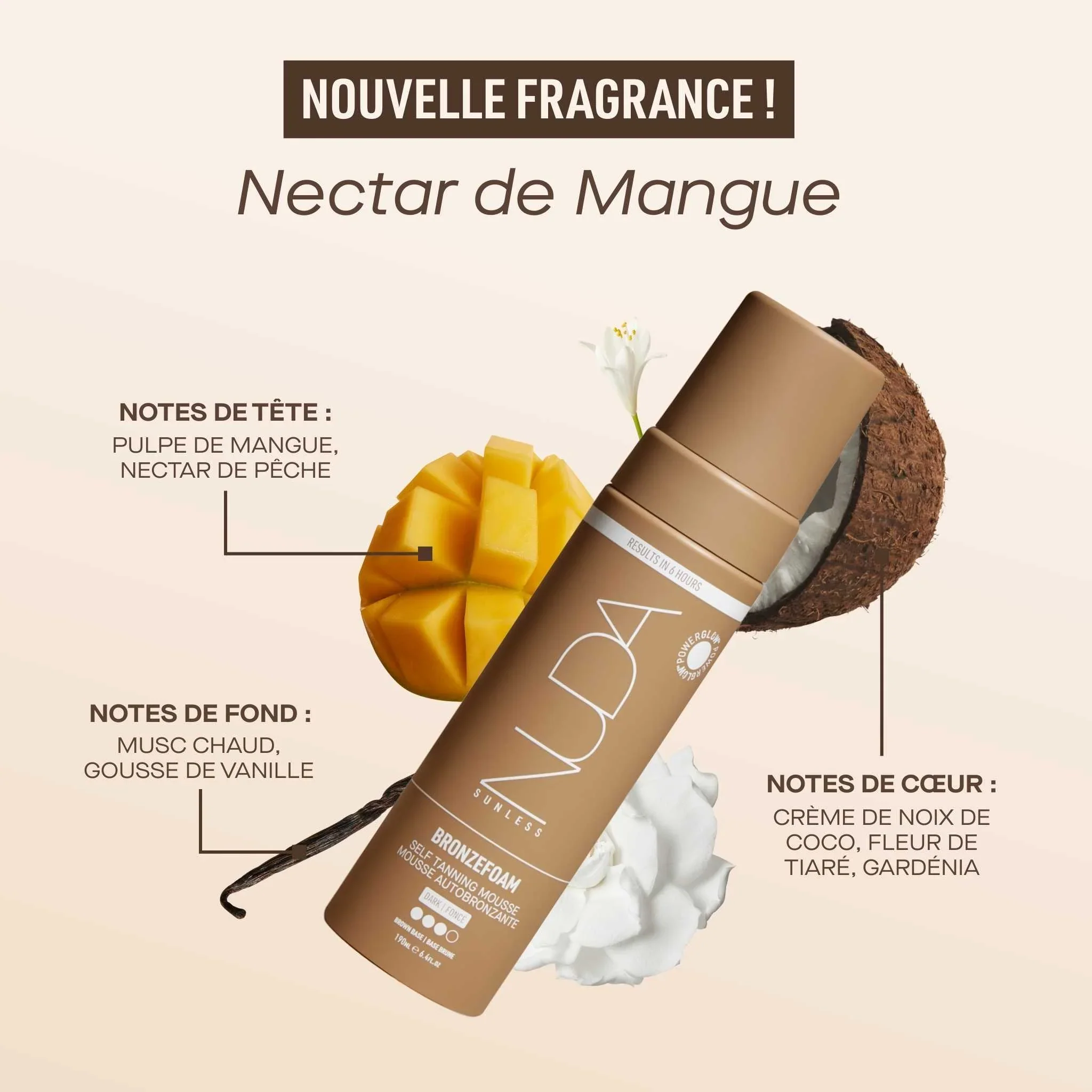 Nuda BronzeFoam Foncé | Mousse autobronzante - 190ml - Image 5