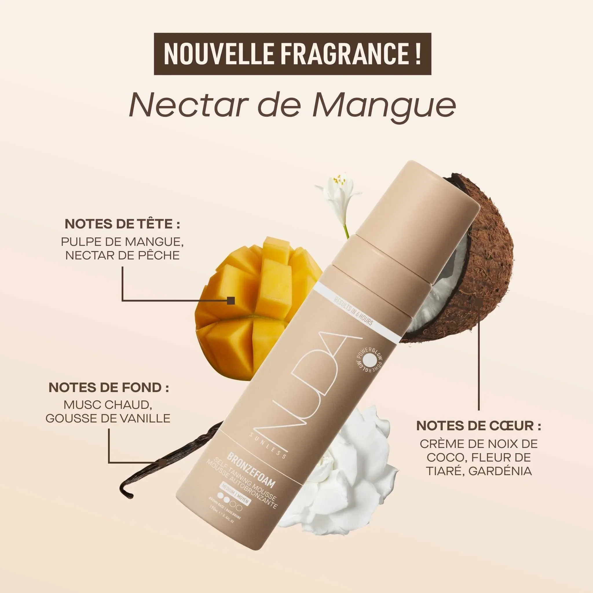Nuda BronzeFoam Moyen | Mousse autobronzante - 190ml - Image 5