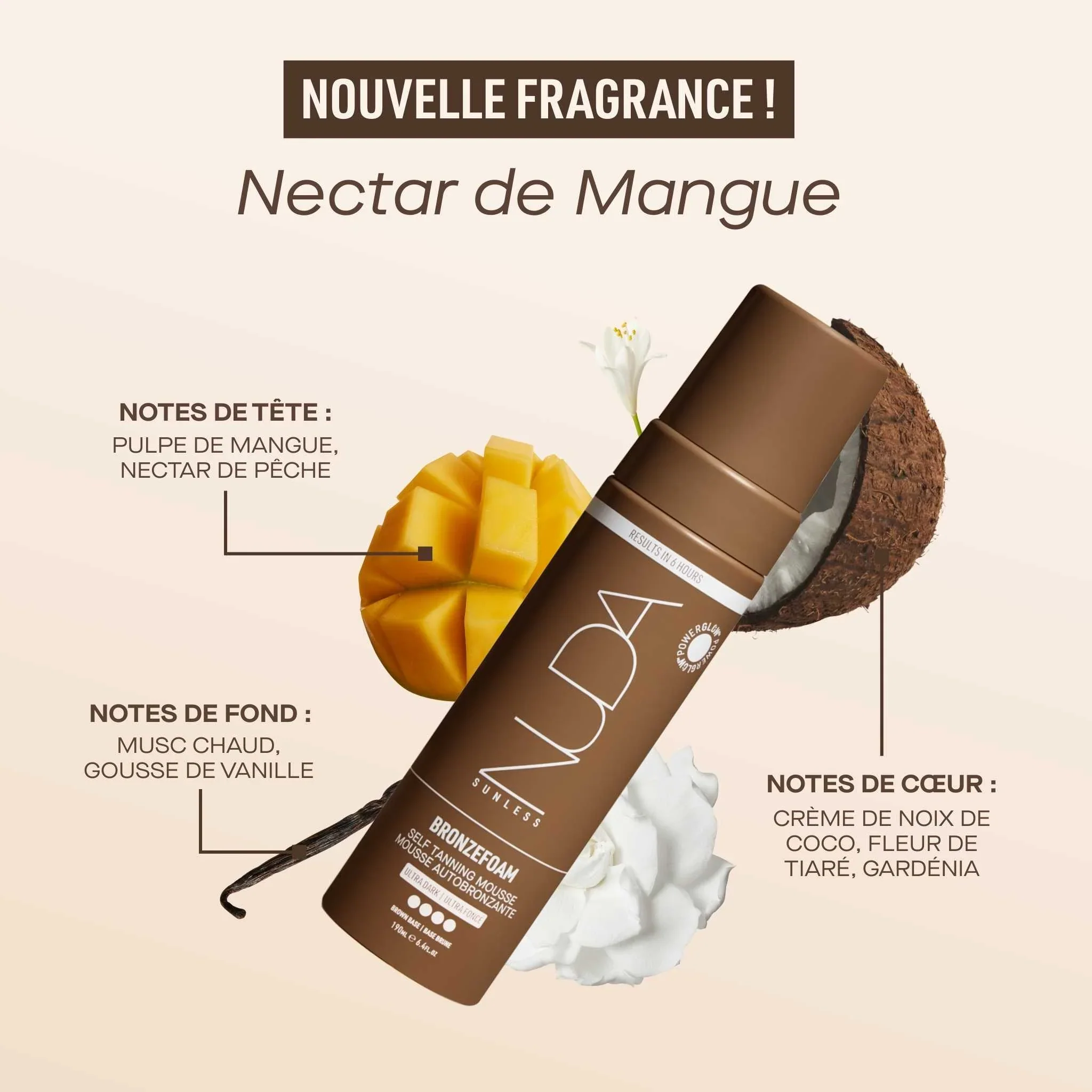 Nuda BronzeFoam Ultra Foncé | Mousse autobronzante - 190ml - Image 5