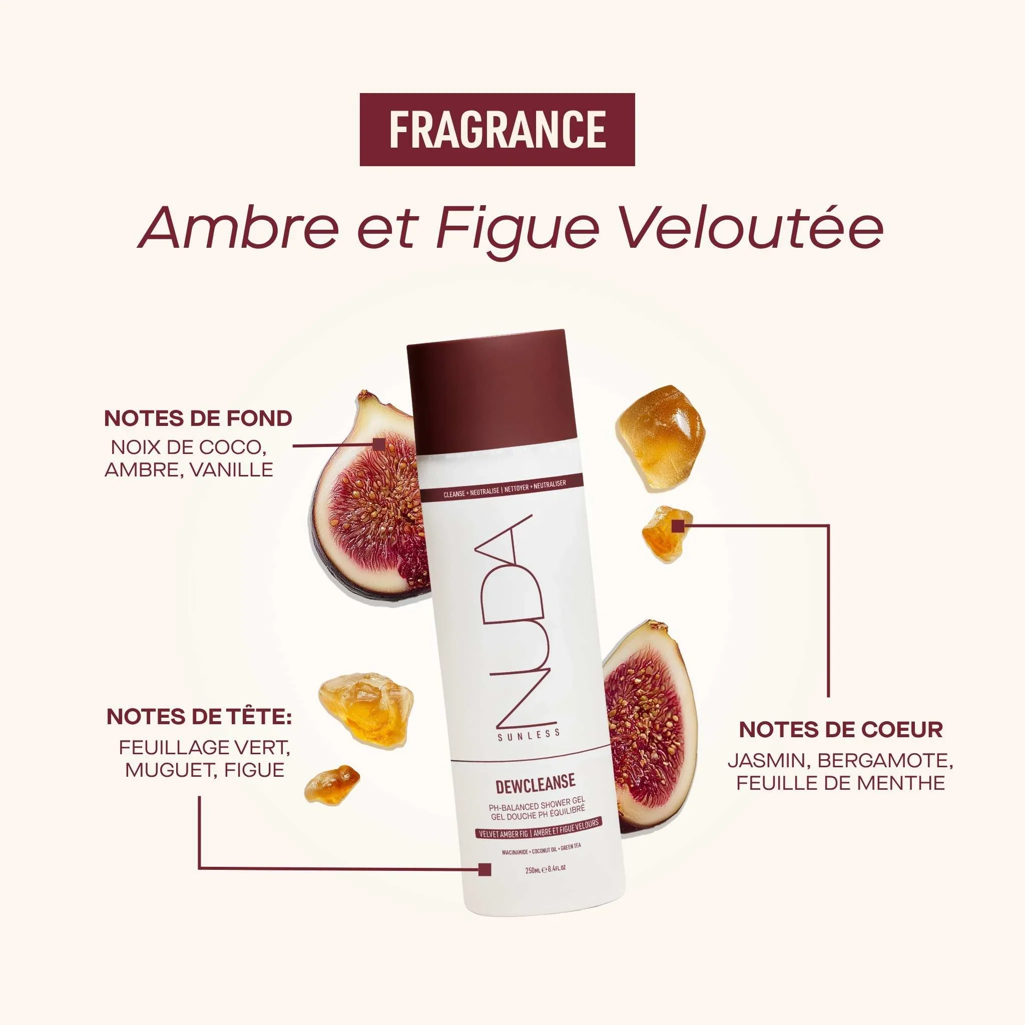 Nuda DewCleanse | Gel douche au pH équilibré - 190ml - Image 5