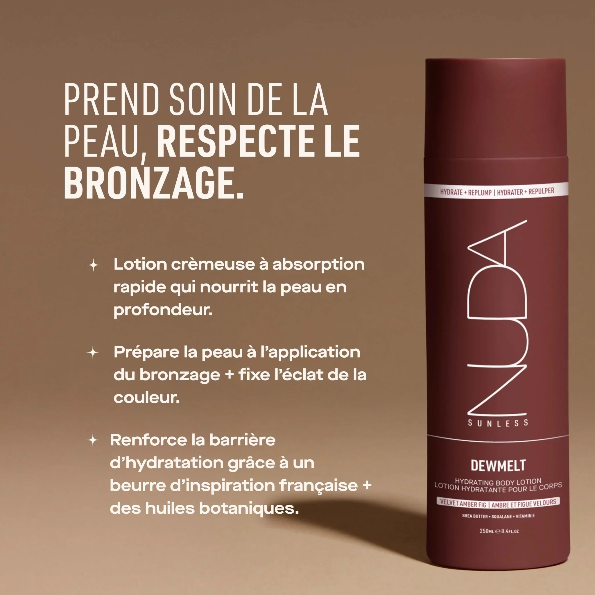 Nuda DewMelt | Lotion corporelle hydratante - 250ml - Image 4
