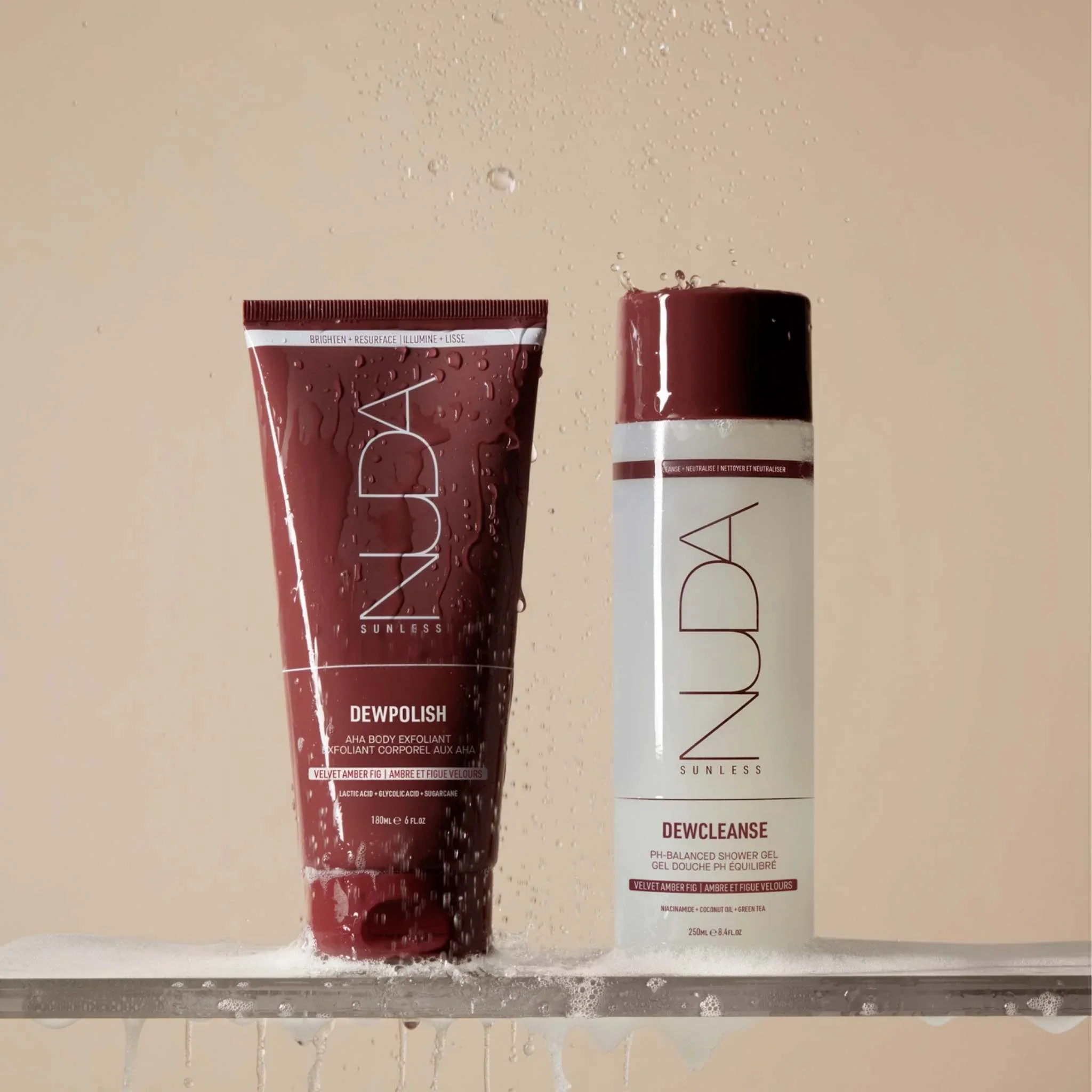 Nuda DewPolish | Exfoliant corporel AHA - 180ml - Image 7
