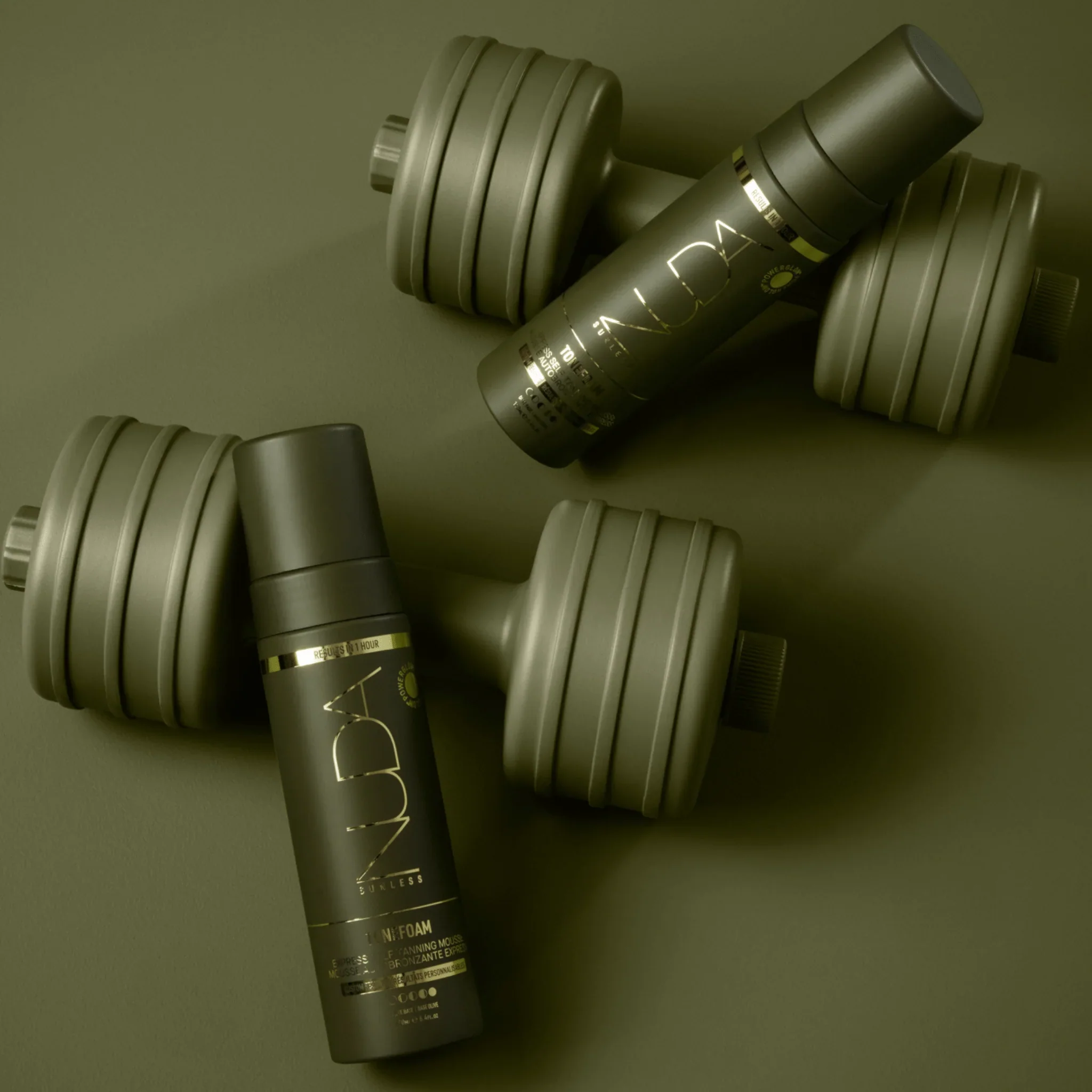 Nuda ToneFoam Olive | Mousse autobronzante express (pâle à moyen) - 50ml - Image 10