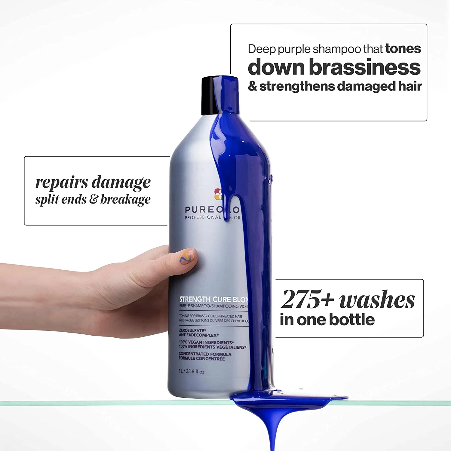 Pureology Duo Strength Cure Blonde Litres - Image 3
