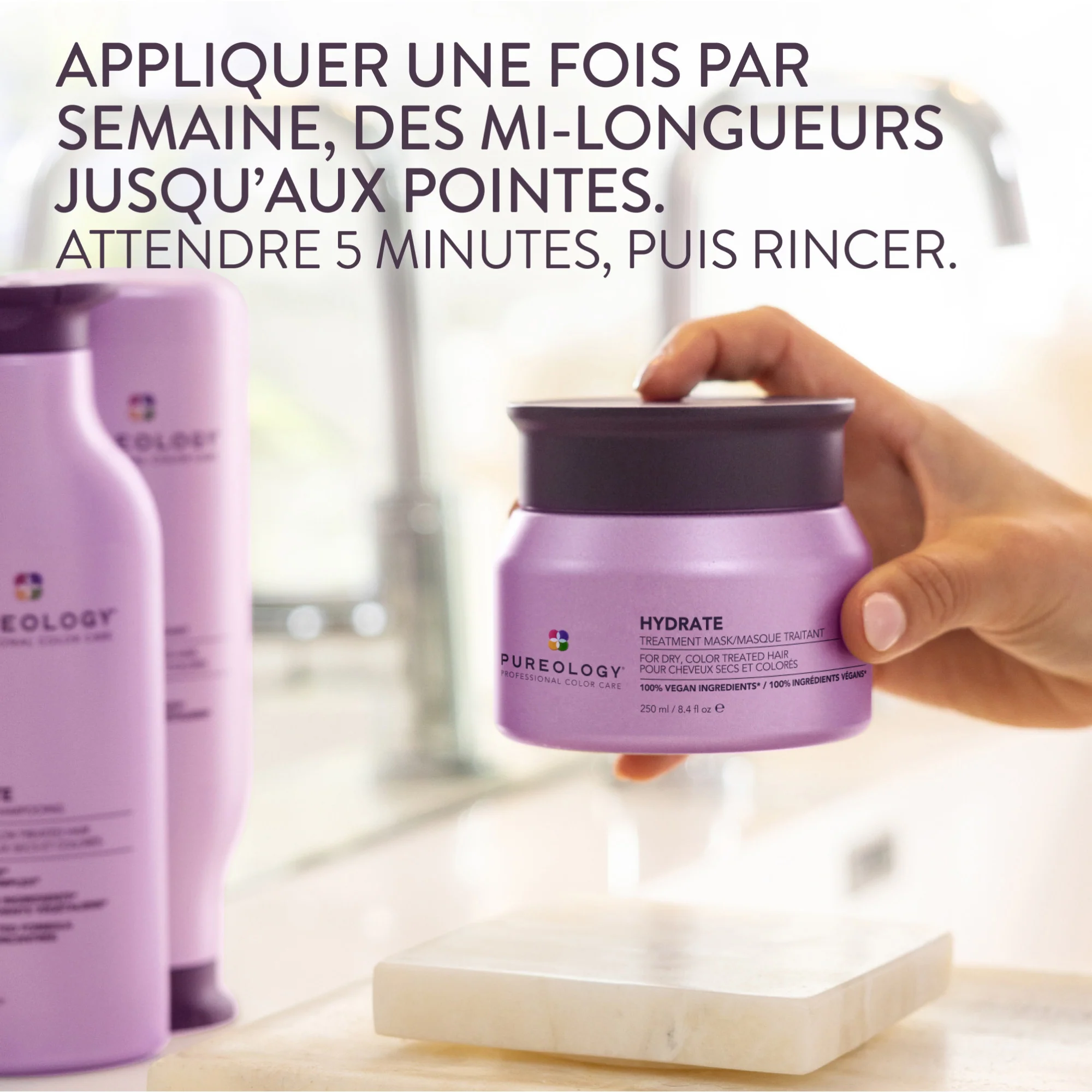 Pureology Hydrate Masque Traitement Revitalisant Profond - 250ml - Image 8