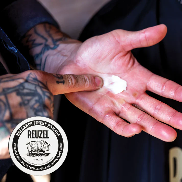 Reuzel Pommade Concrete Hold Matte | Tenue béton, finition matte - 3.38oz - Image 3