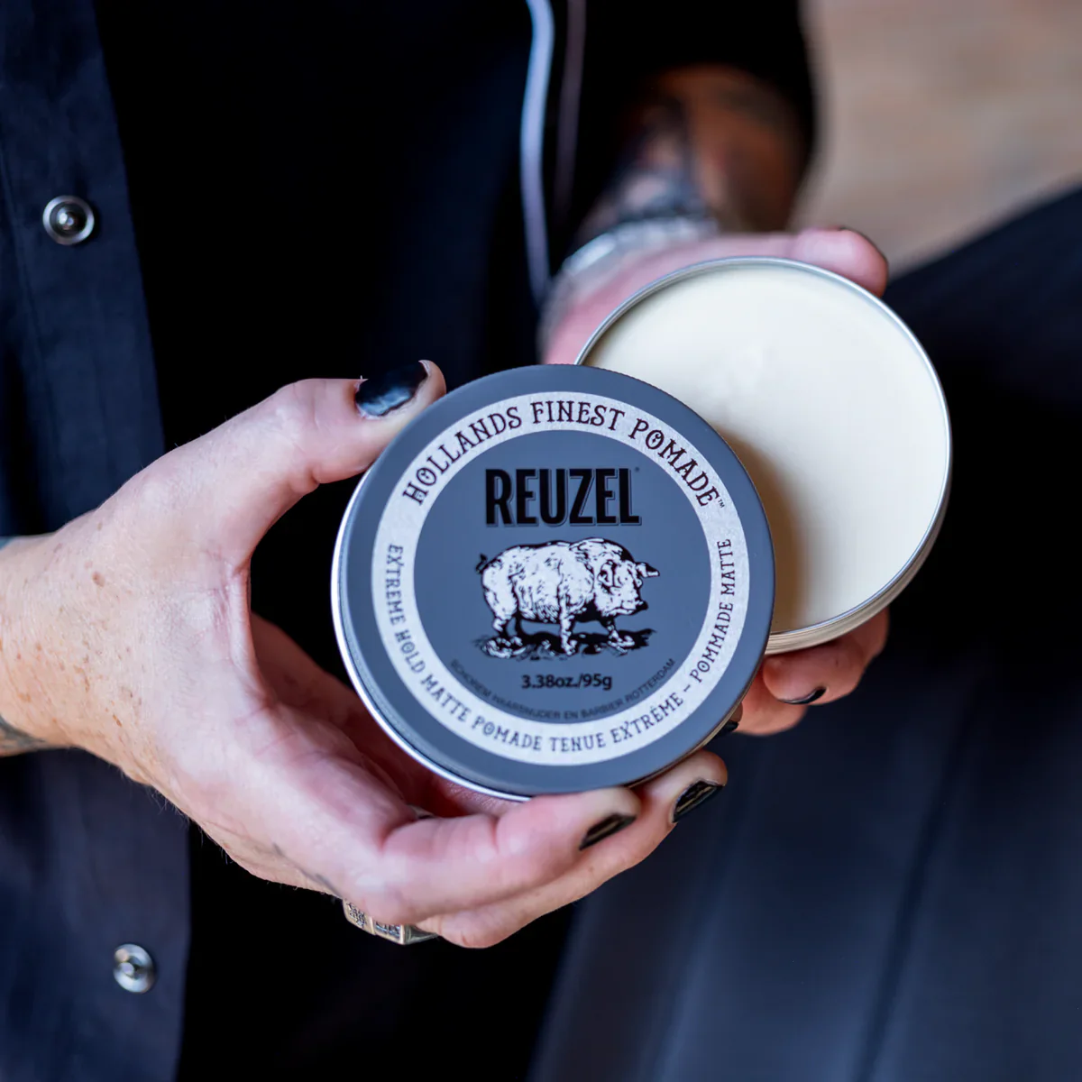 Reuzel Pommade Extreme Hold Matte | Tenue extrême, sans brillance - Image 4