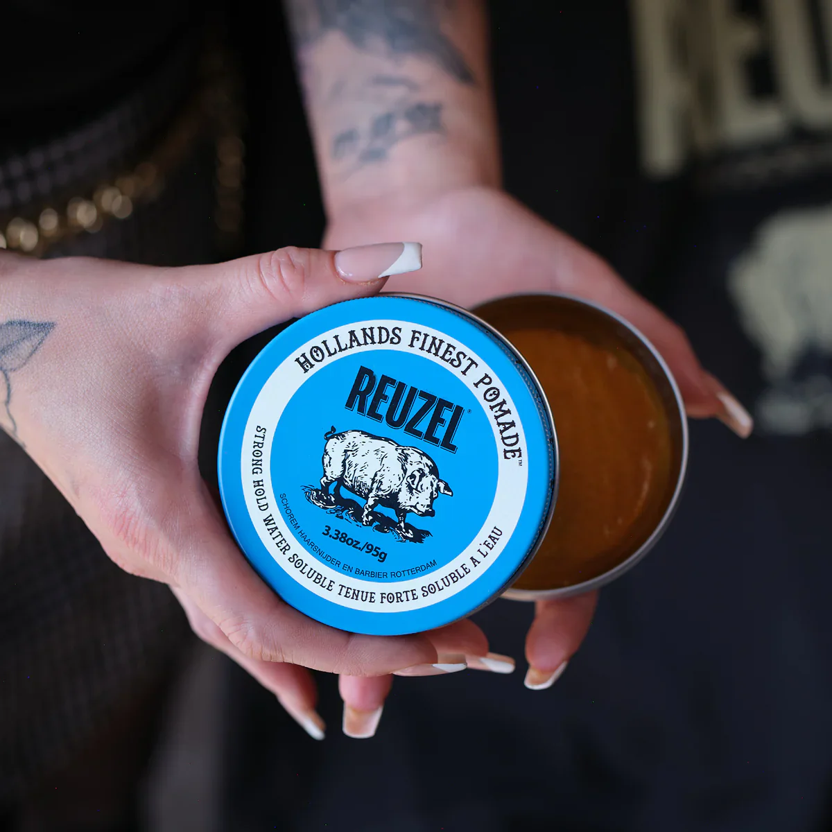 Reuzel Pommade Bleu | Tenue forte, soluble à l'eau - Image 4