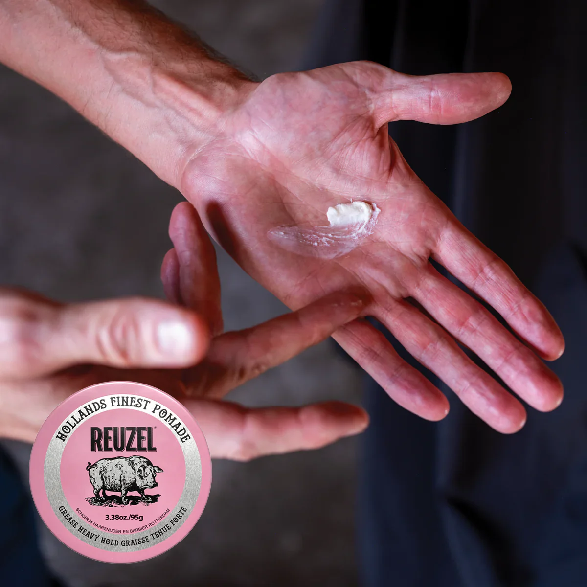 Reuzel Pommade Rose | Cire tenue forte - 3.38oz - Image 3