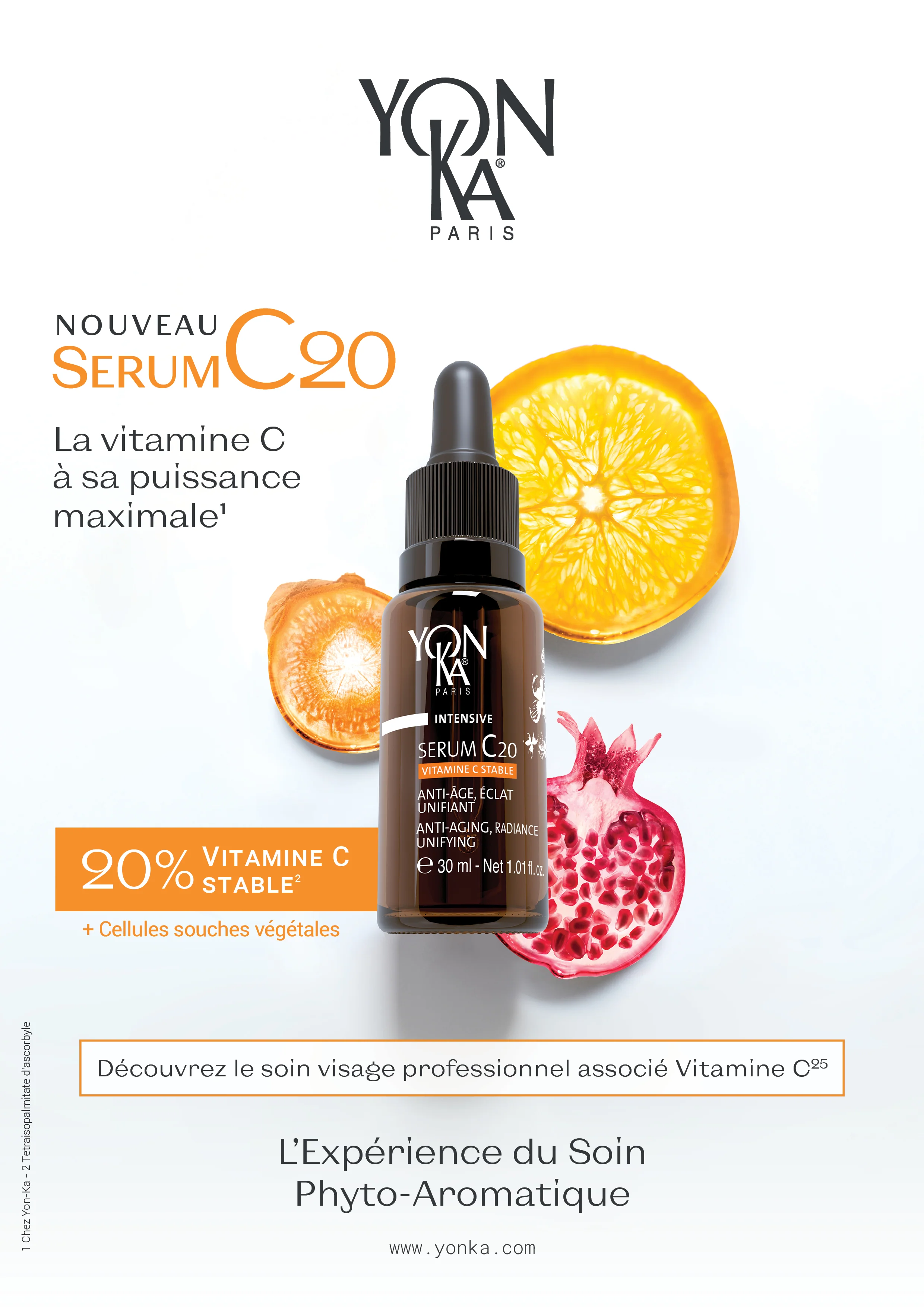 Yon-Ka Sérum C20 Vitamine C Anti-Âge - 30ml - Image 4